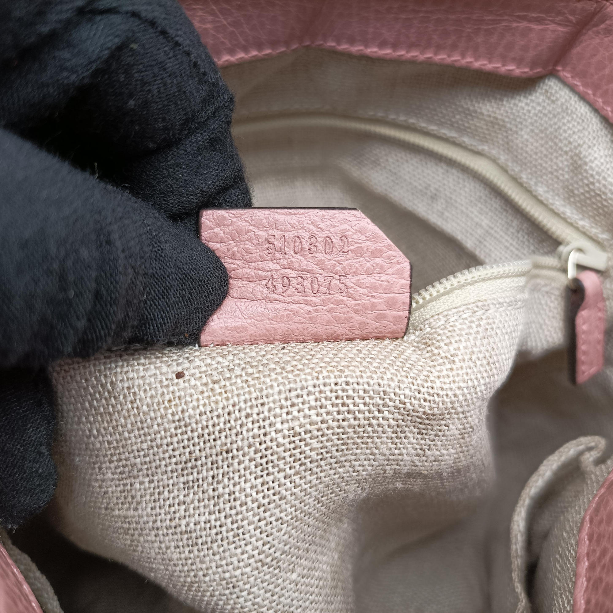 Pre-owned Gucci Interlocking G Pink Leather 510302 shoulderbag | stylenewstar