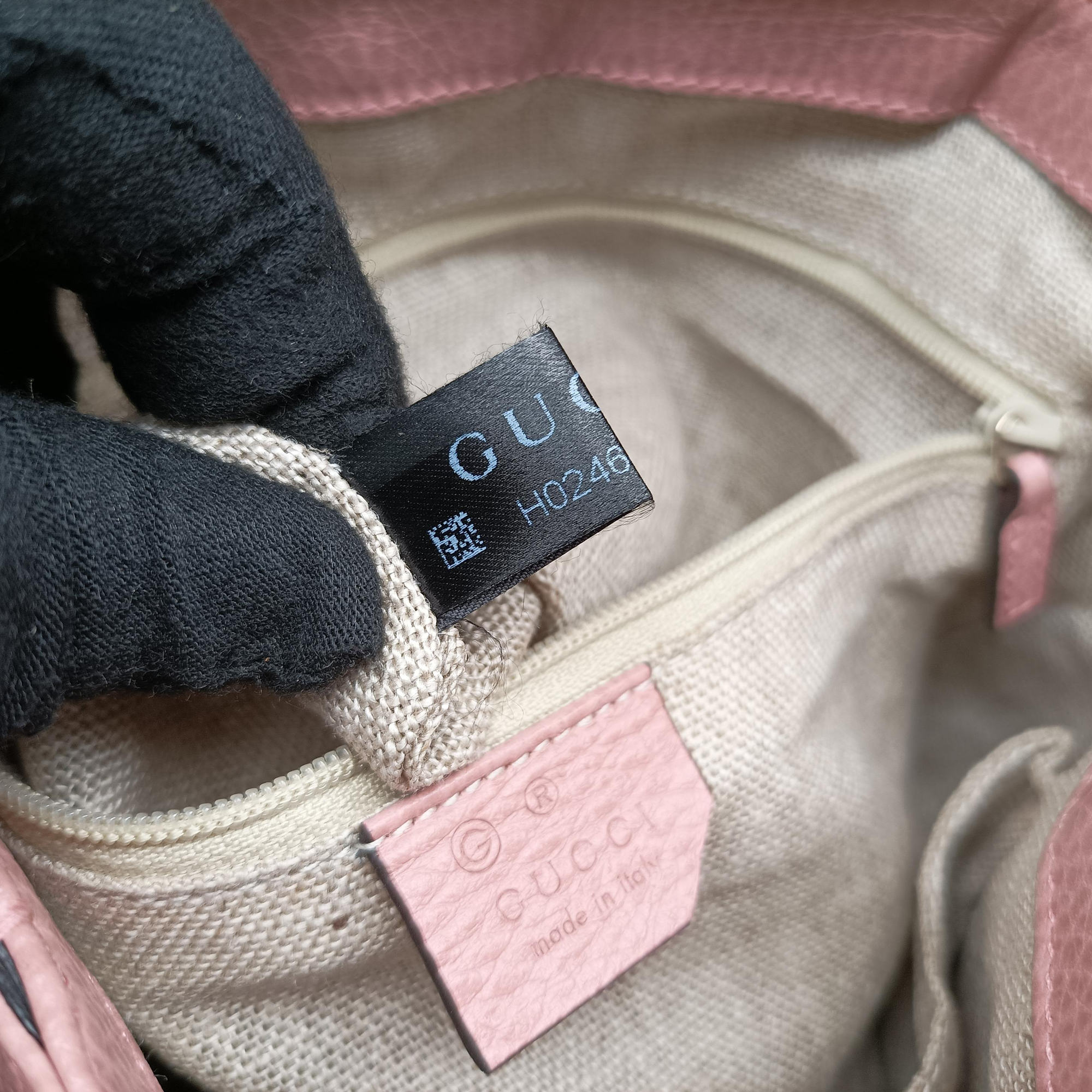 Pre-owned Gucci Interlocking G Pink Leather 510302 shoulderbag | stylenewstar