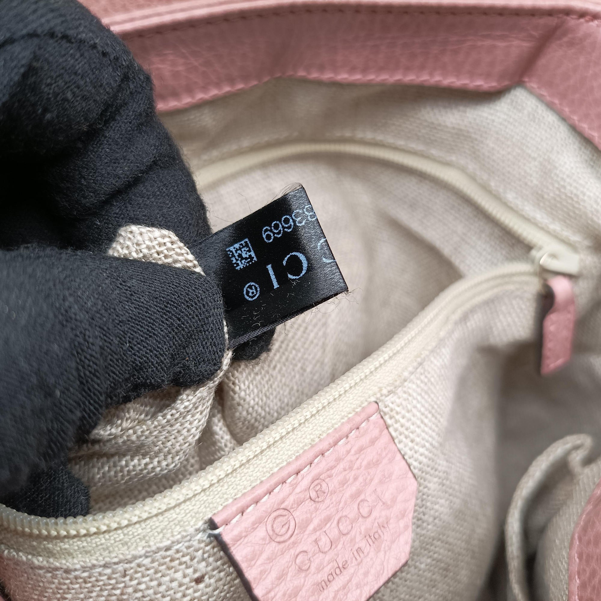 Pre-owned Gucci Interlocking G Pink Leather 510302 shoulderbag | stylenewstar