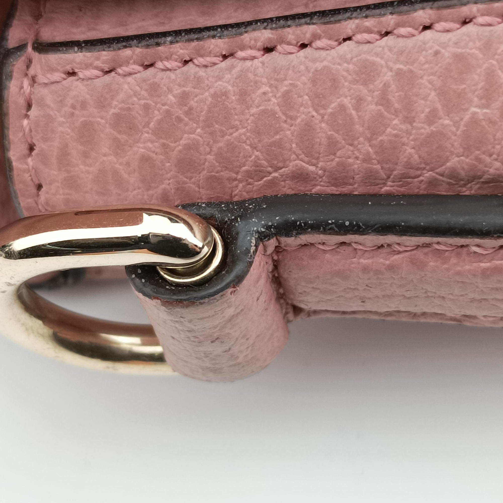 Pre-owned Gucci Interlocking G Pink Leather 510302 shoulderbag | stylenewstar