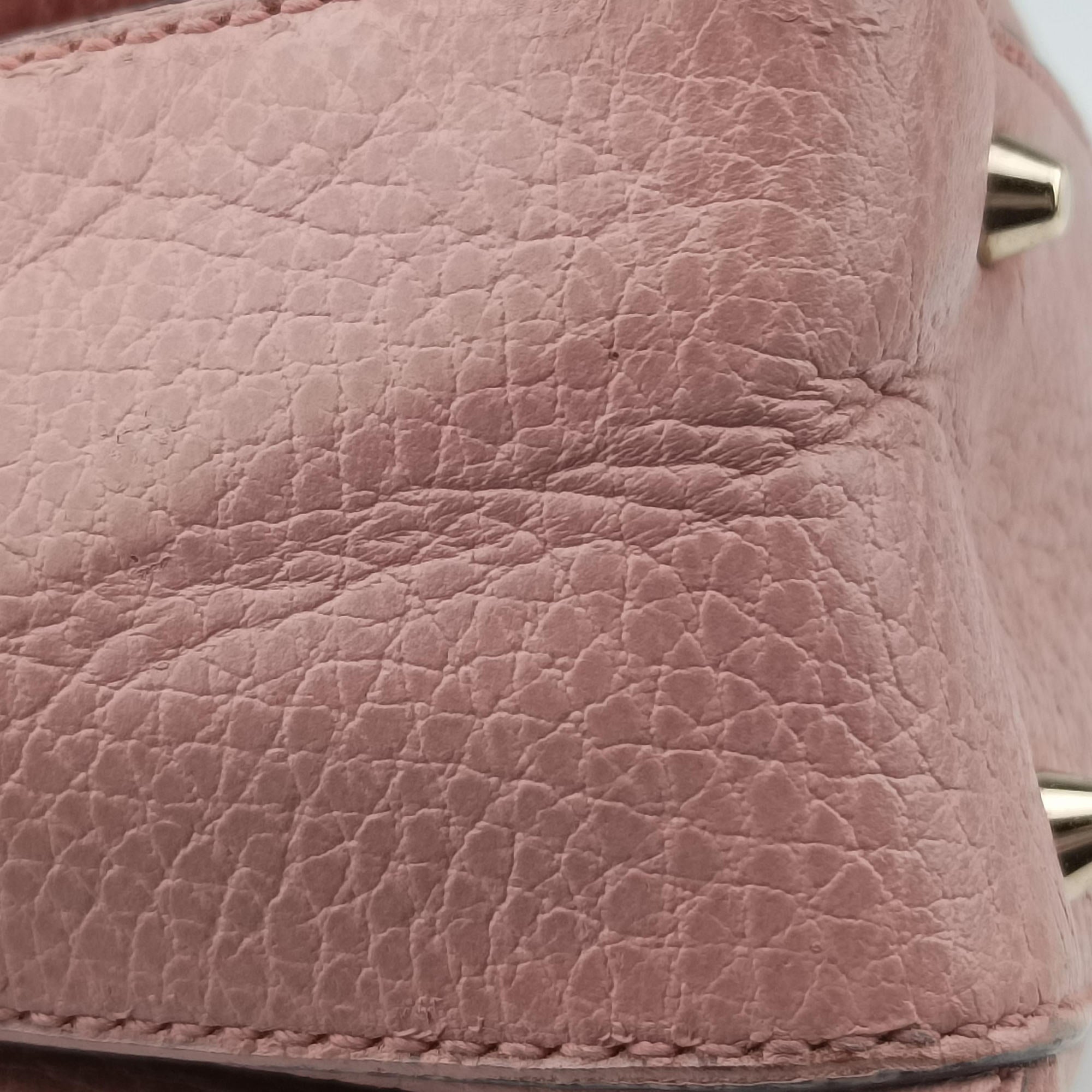 Pre-owned Gucci Interlocking G Pink Leather 510302 shoulderbag | stylenewstar