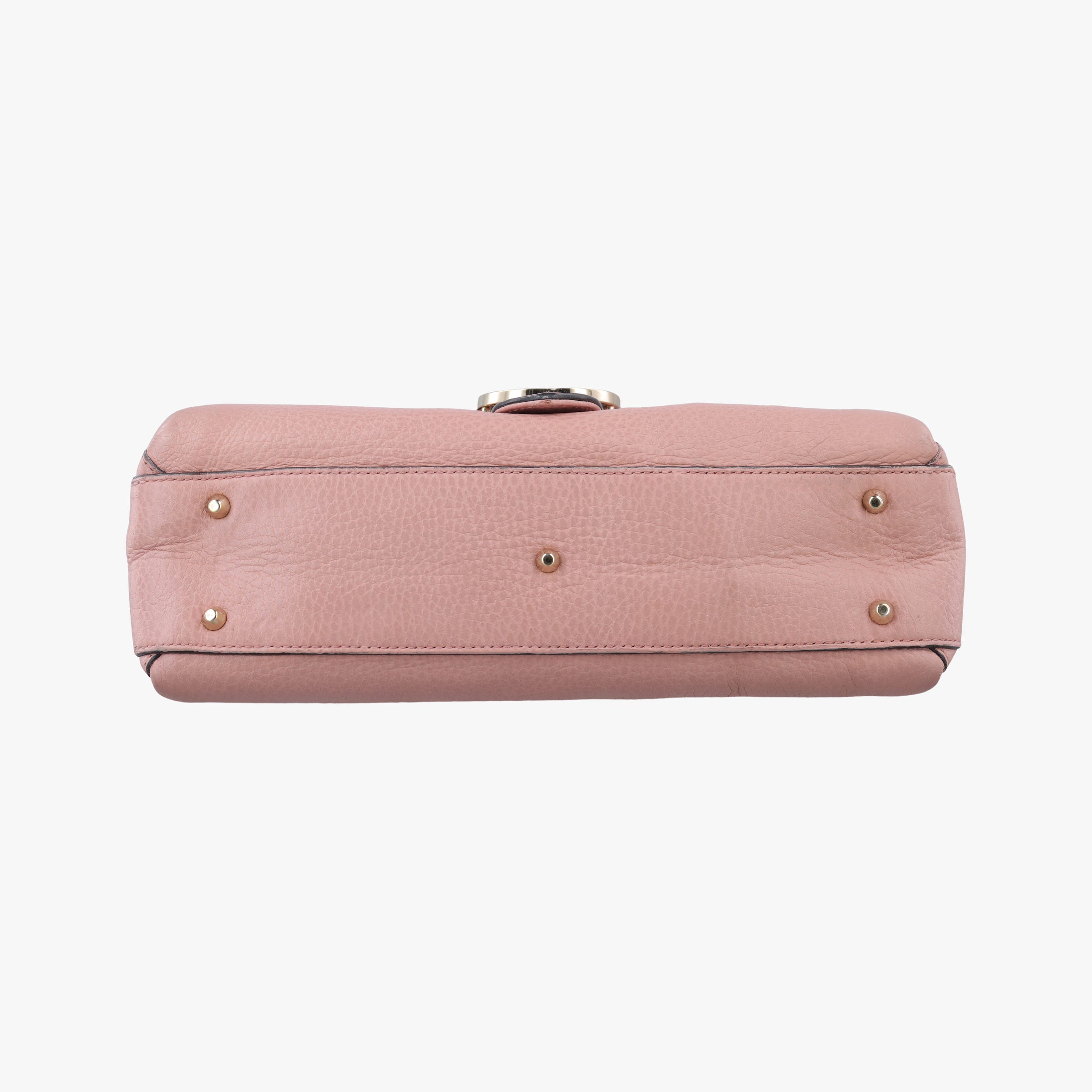 Pre-owned Gucci Interlocking G Pink Leather 510302 shoulderbag | stylenewstar