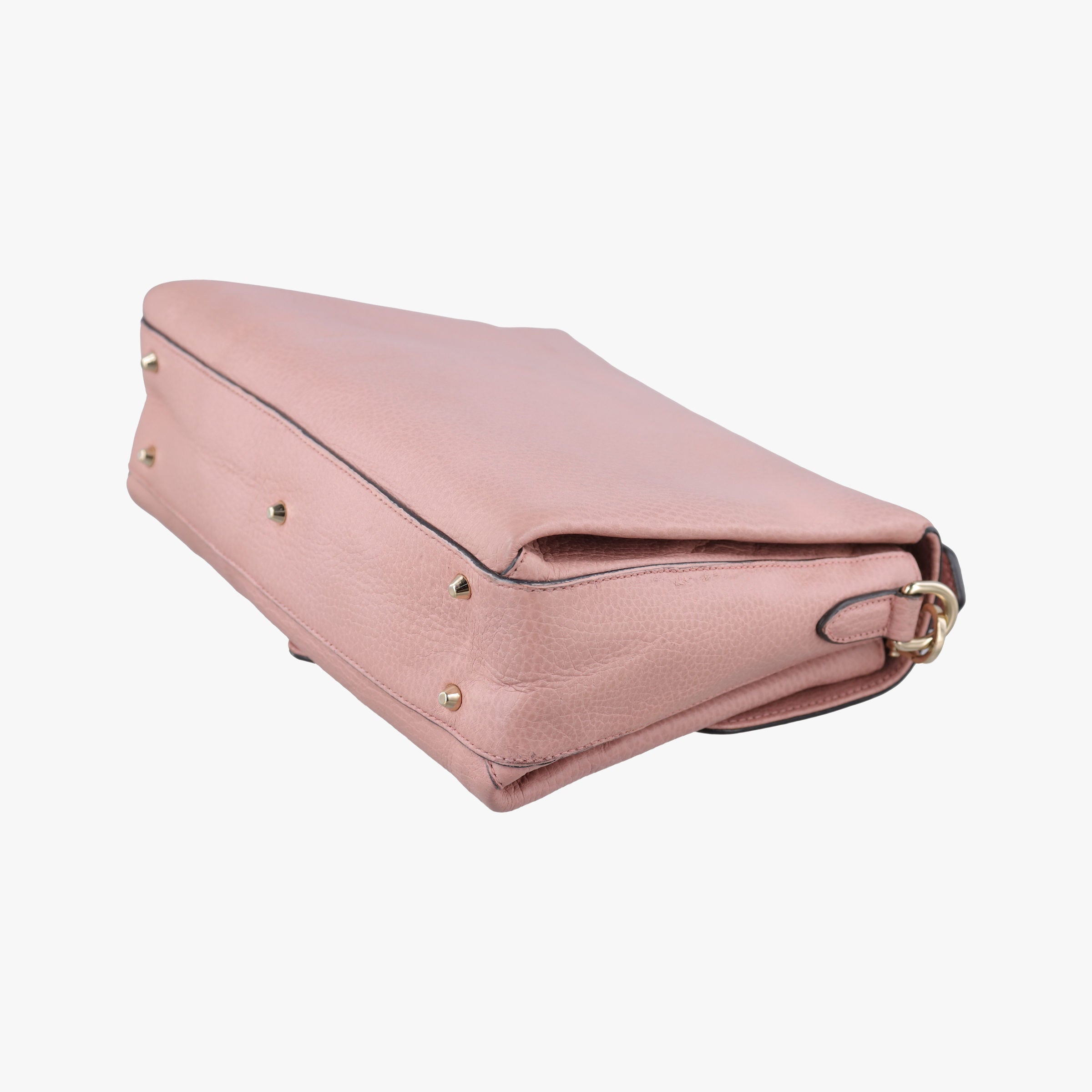 Pre-owned Gucci Interlocking G Pink Leather 510302 shoulderbag | stylenewstar
