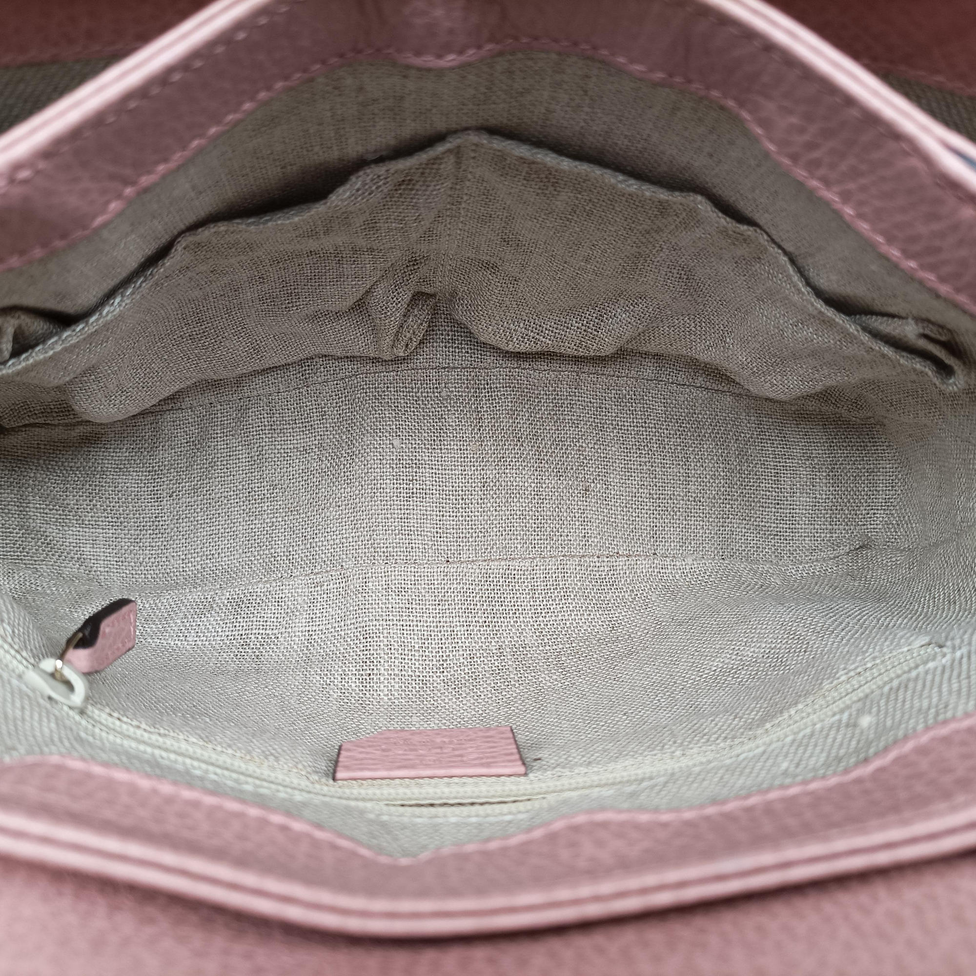 Pre-owned Gucci Interlocking G Pink Leather 510302 shoulderbag | stylenewstar