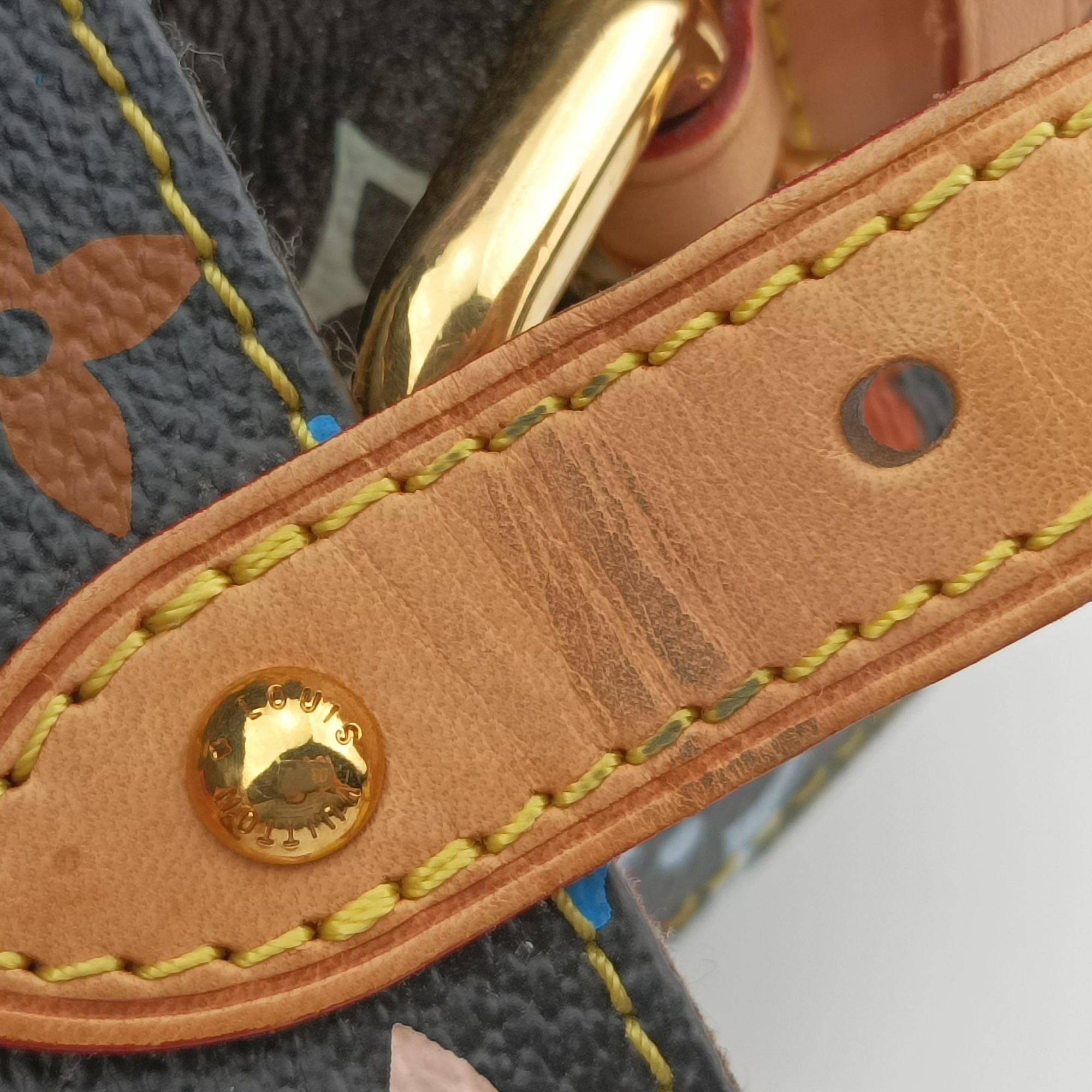 Vintage Louis Vuitton Petit Noe Noir Monogram Multicolor M42230 shoulderbag | stylenewstar