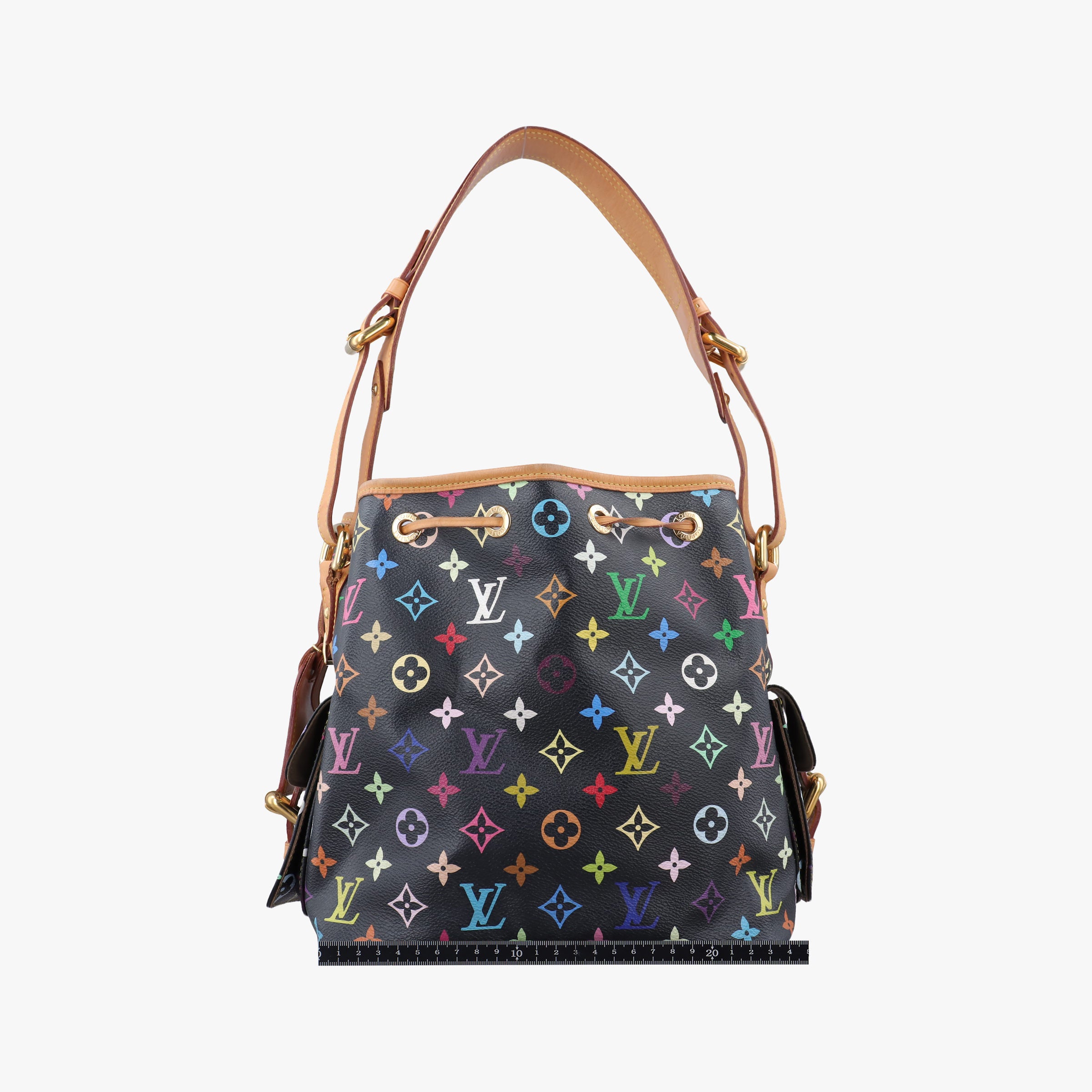 Vintage Louis Vuitton Petit Noe Noir Monogram Multicolor M42230 shoulderbag | stylenewstar