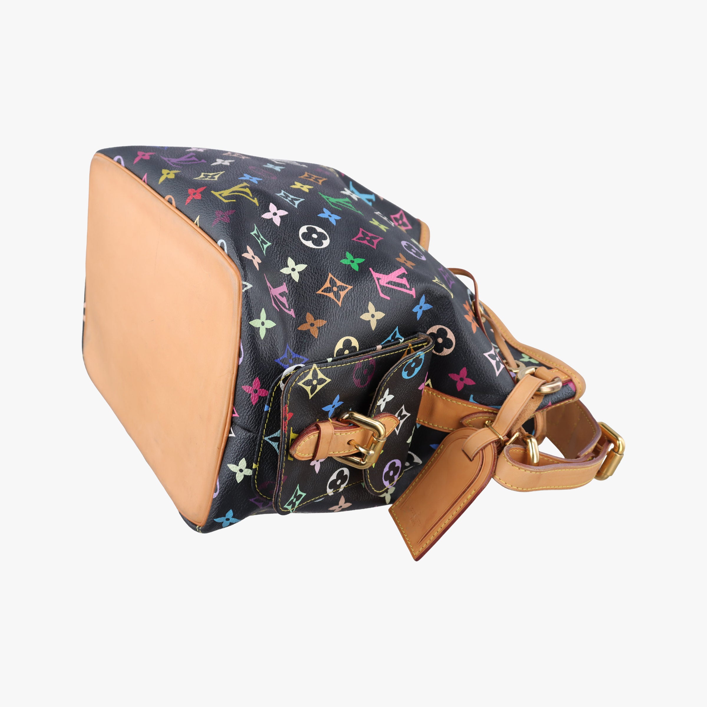 Vintage Louis Vuitton Petit Noe Noir Monogram Multicolor M42230 shoulderbag | stylenewstar