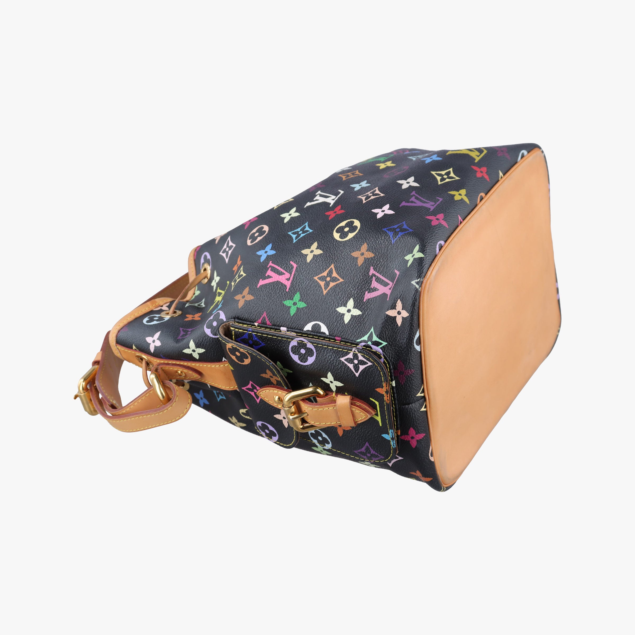 Vintage Louis Vuitton Petit Noe Noir Monogram Multicolor M42230 shoulderbag | stylenewstar