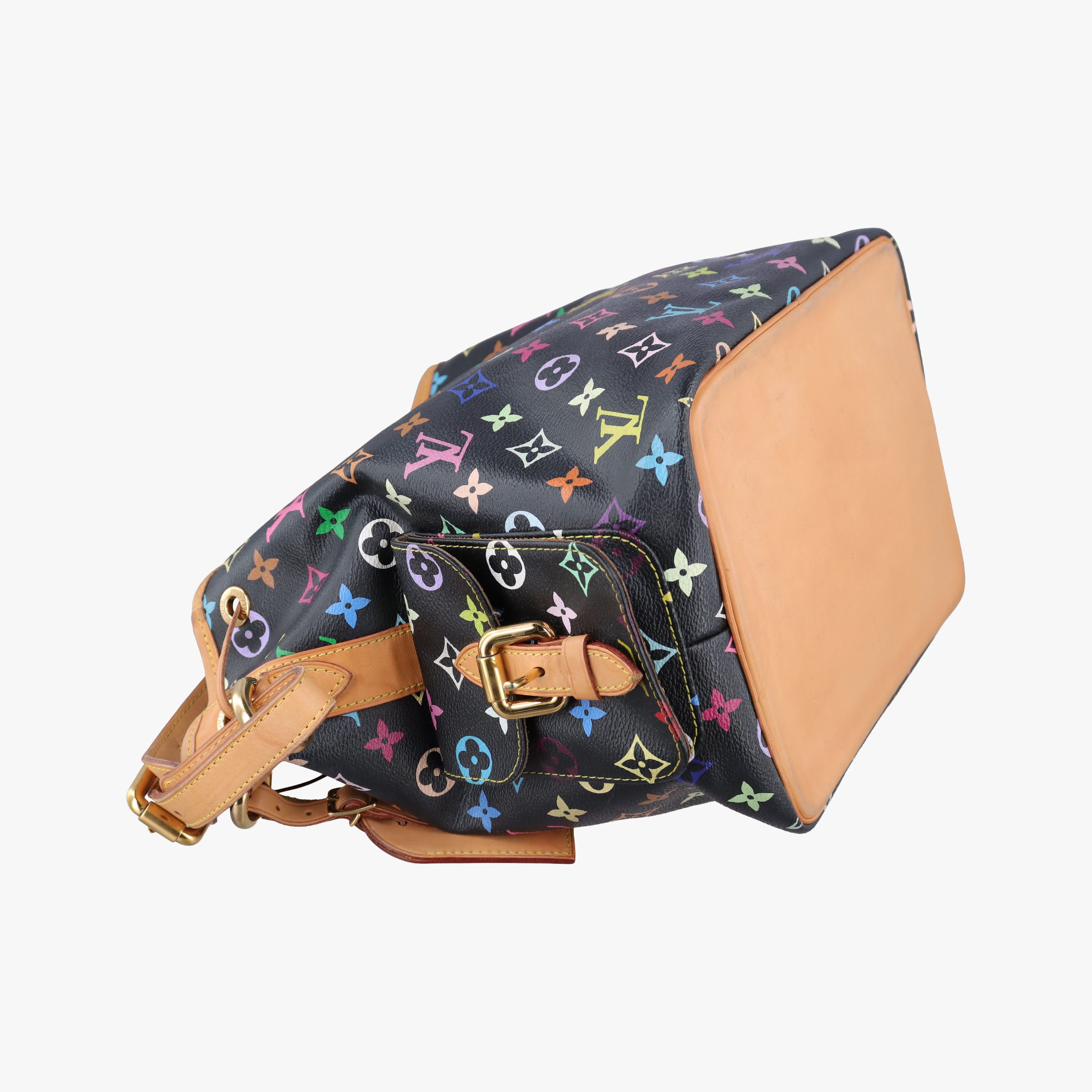 Vintage Louis Vuitton Petit Noe Noir Monogram Multicolor M42230 shoulderbag | stylenewstar