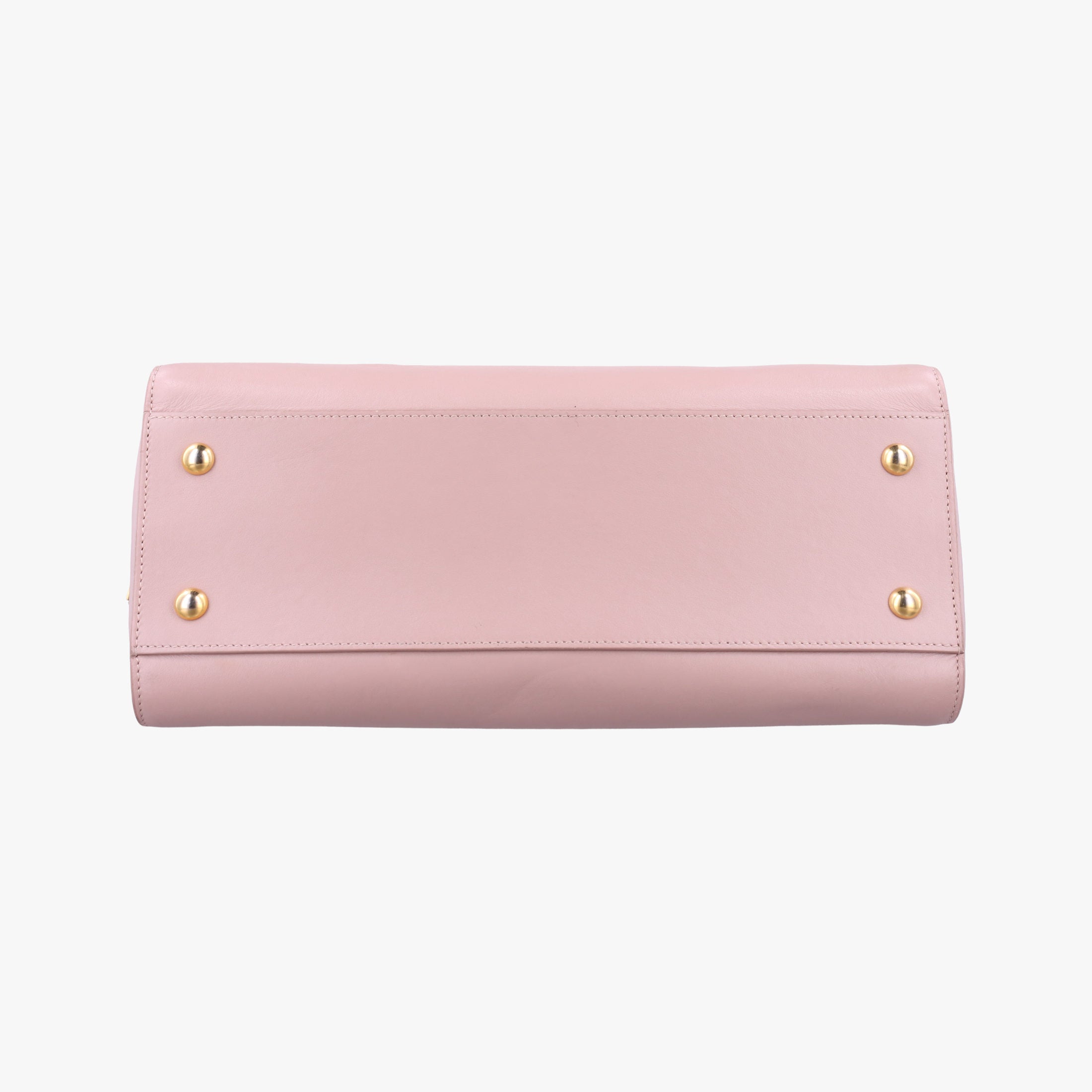 Pre-owned Yves Saint Laurent baby cabas Pink Leather 472469 shoulderbag | stylenewstar