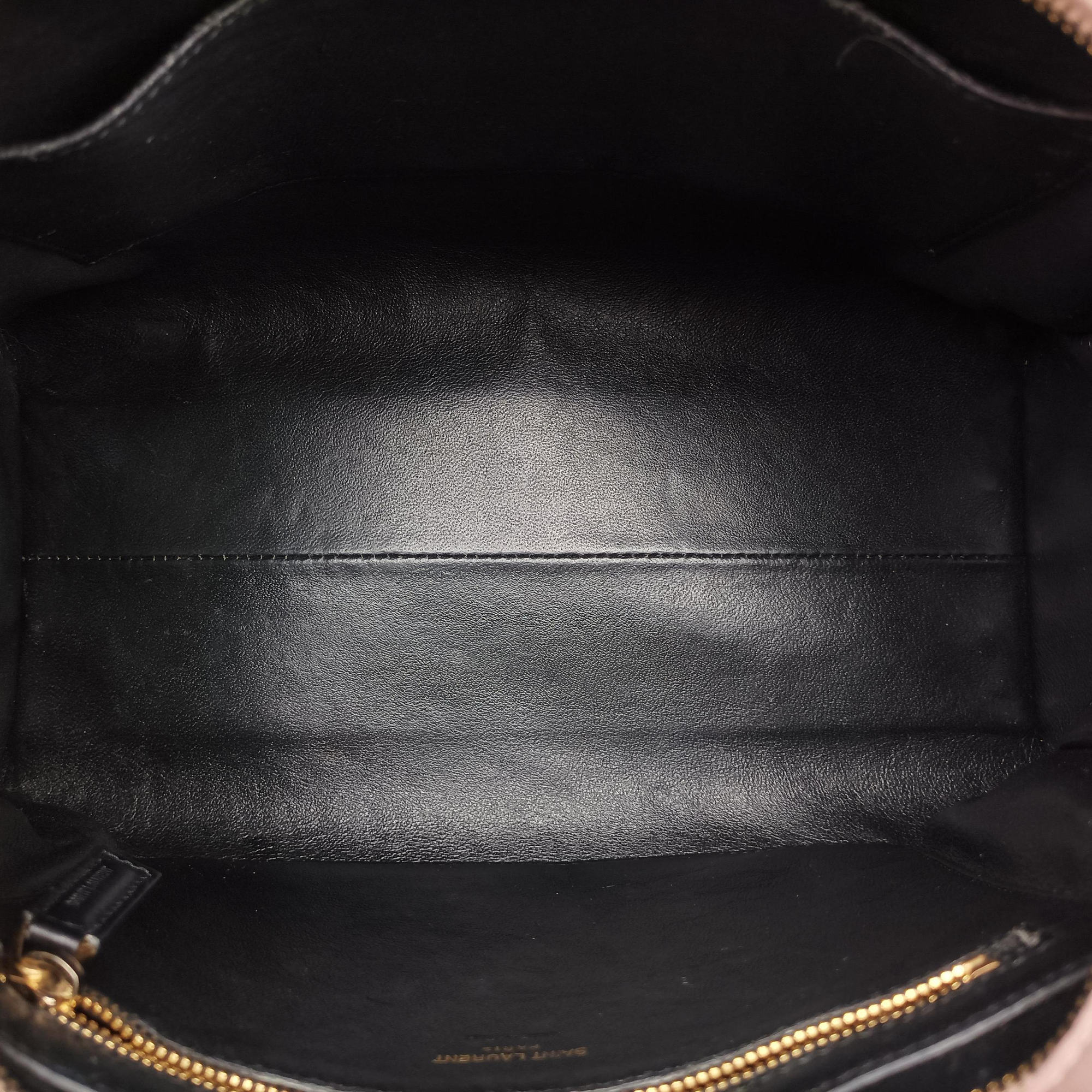 Pre-owned Yves Saint Laurent baby cabas Pink Leather 472469 shoulderbag | stylenewstar