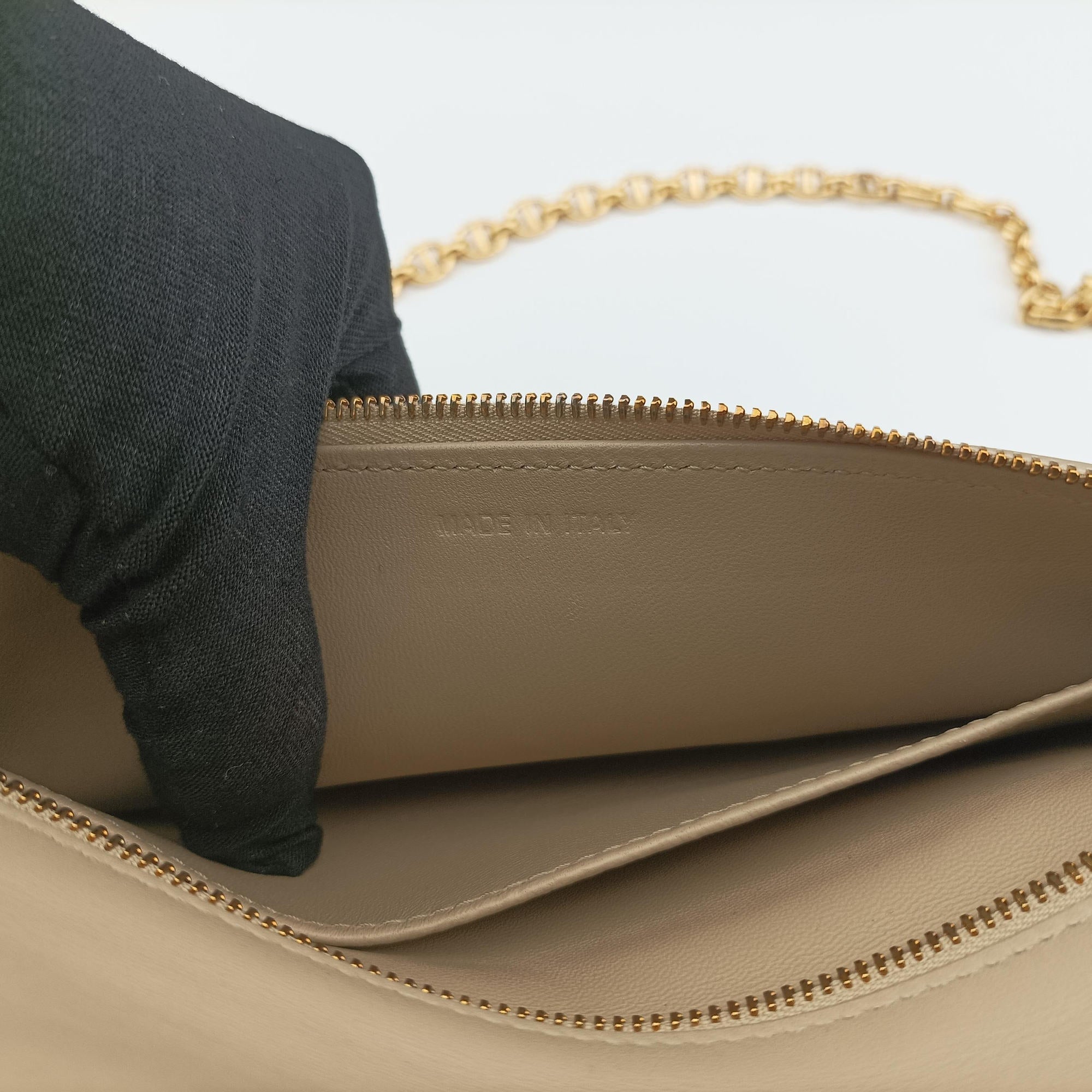 Vintage Christian Dior Diordouble Beige Leather  shoulderbag | stylenewstar