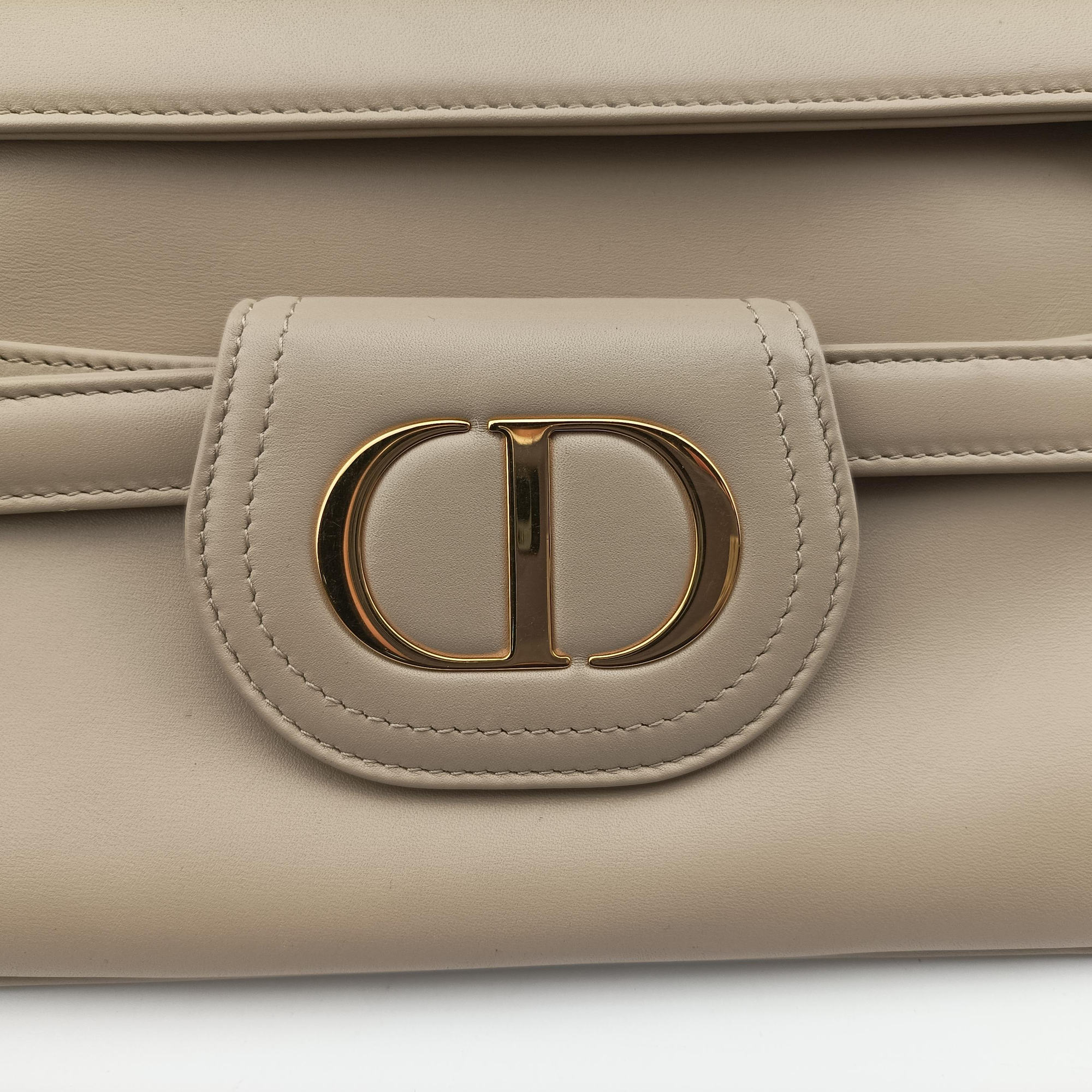 Vintage Christian Dior Diordouble Beige Leather  shoulderbag | stylenewstar
