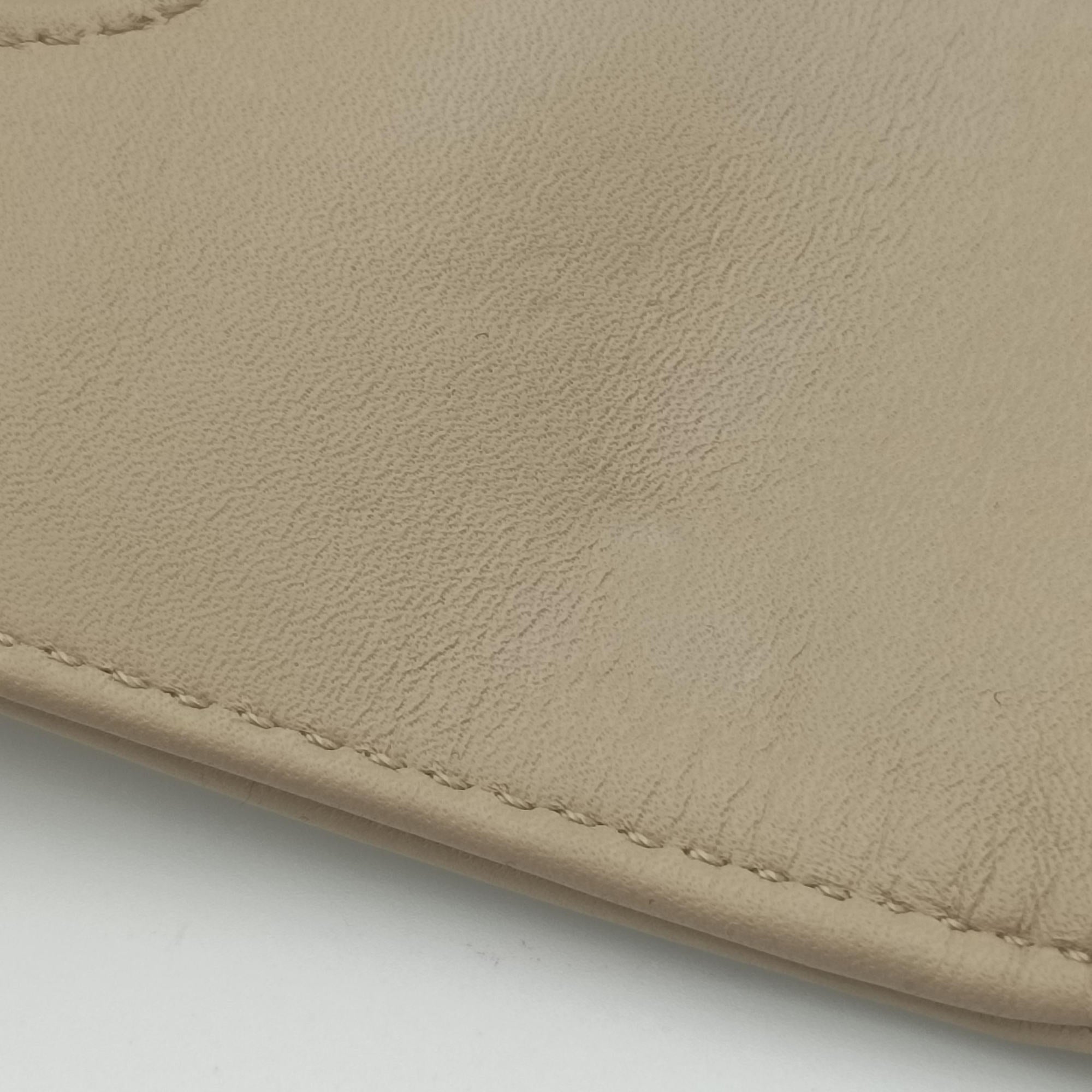 Vintage Christian Dior Diordouble Beige Leather  shoulderbag | stylenewstar