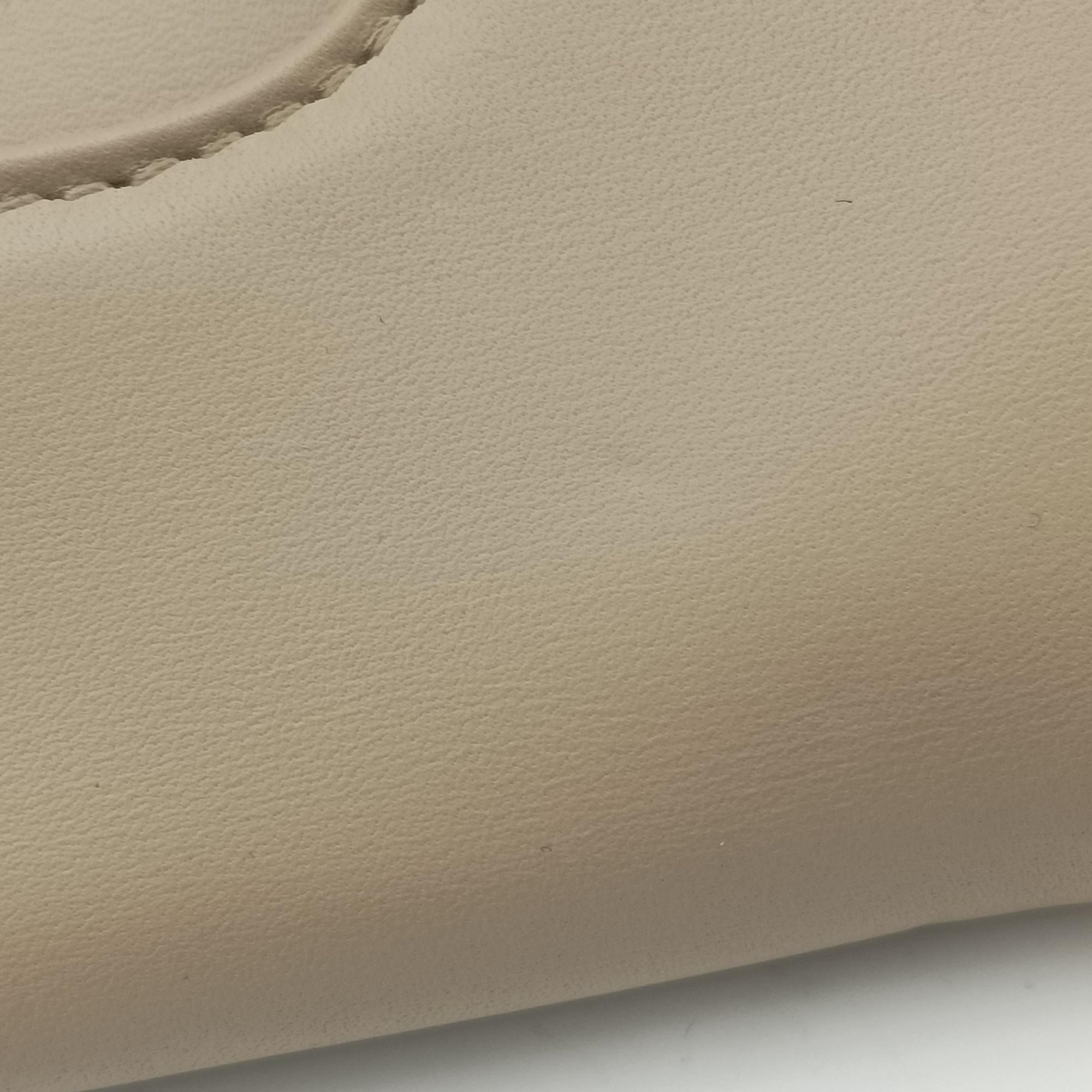 Vintage Christian Dior Diordouble Beige Leather  shoulderbag | stylenewstar