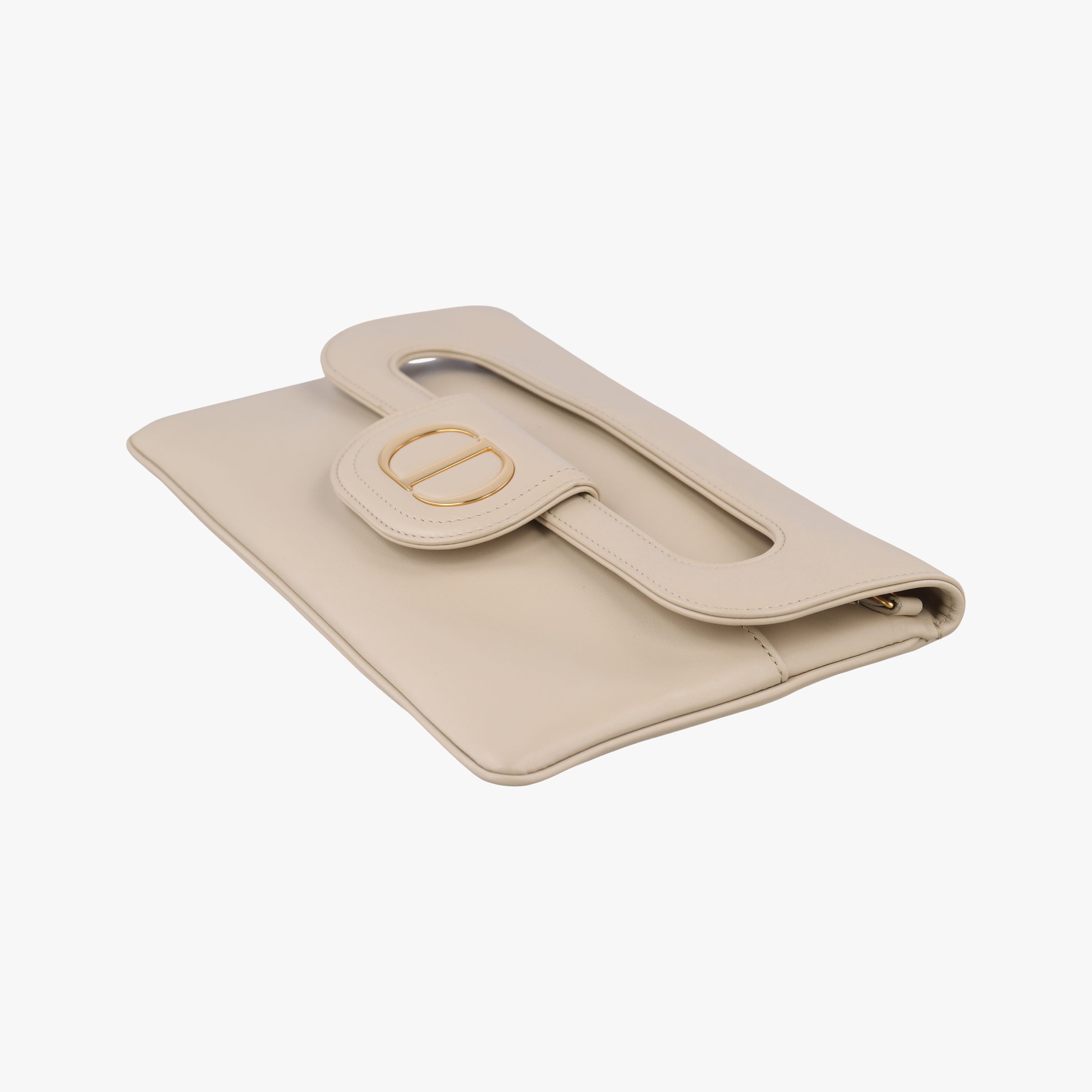 Vintage Christian Dior Diordouble Beige Leather  shoulderbag | stylenewstar