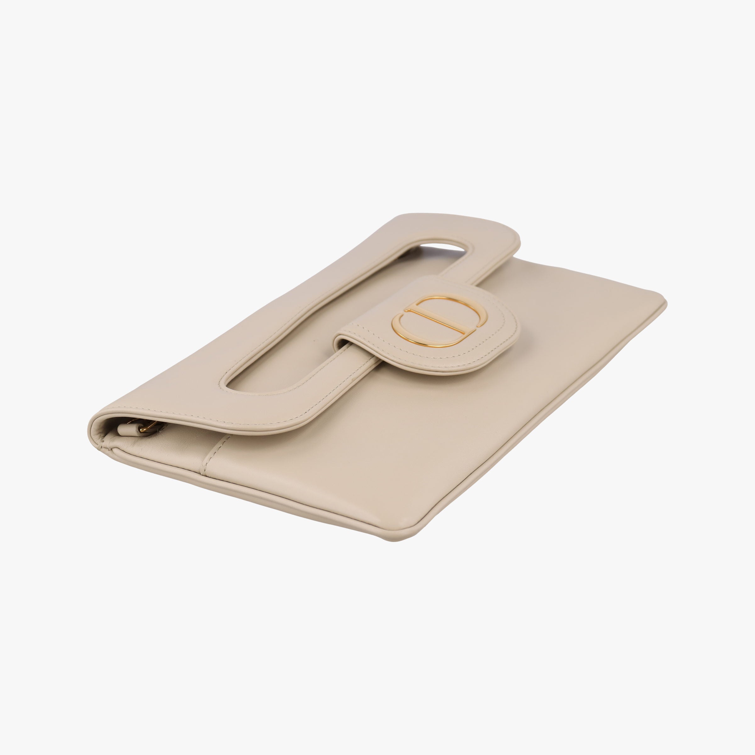 Vintage Christian Dior Diordouble Beige Leather  shoulderbag | stylenewstar