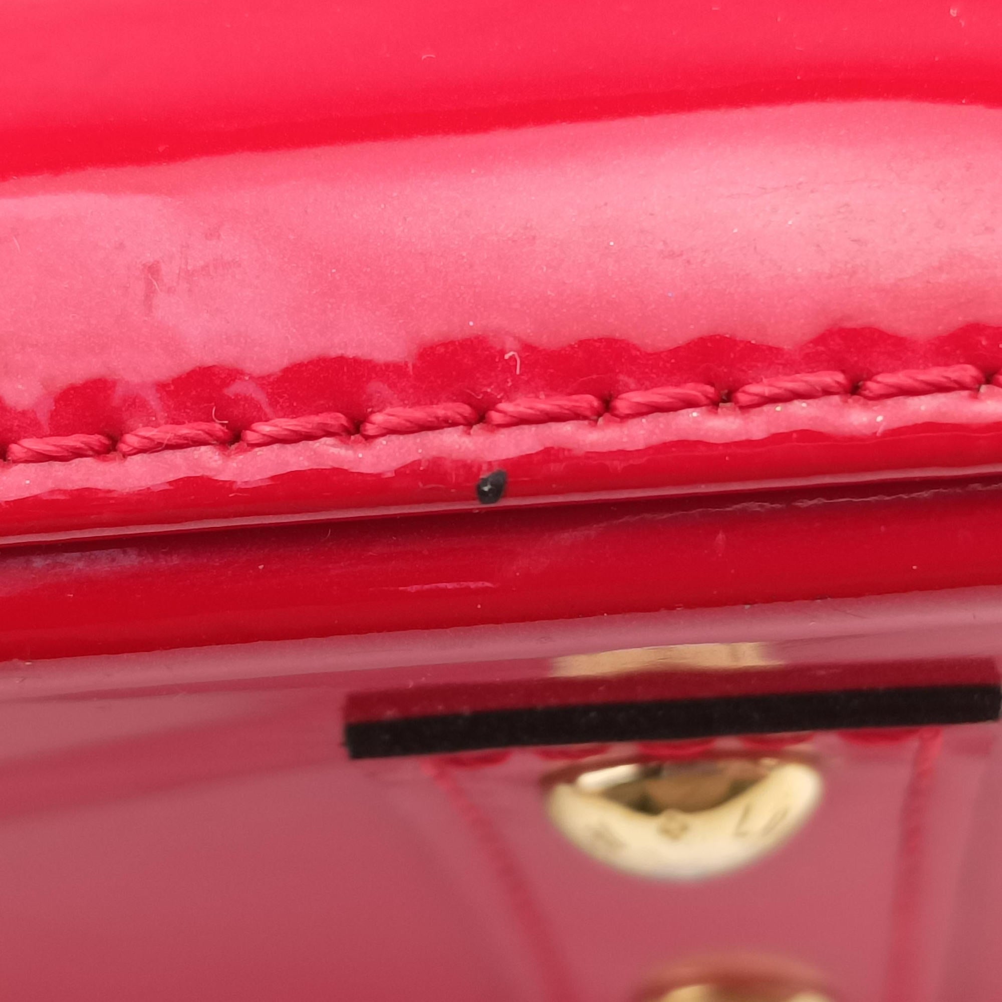 Pre-owned Louis Vuitton Alma BB CERISE Vernis M90174 shoulderbag | stylenewstar