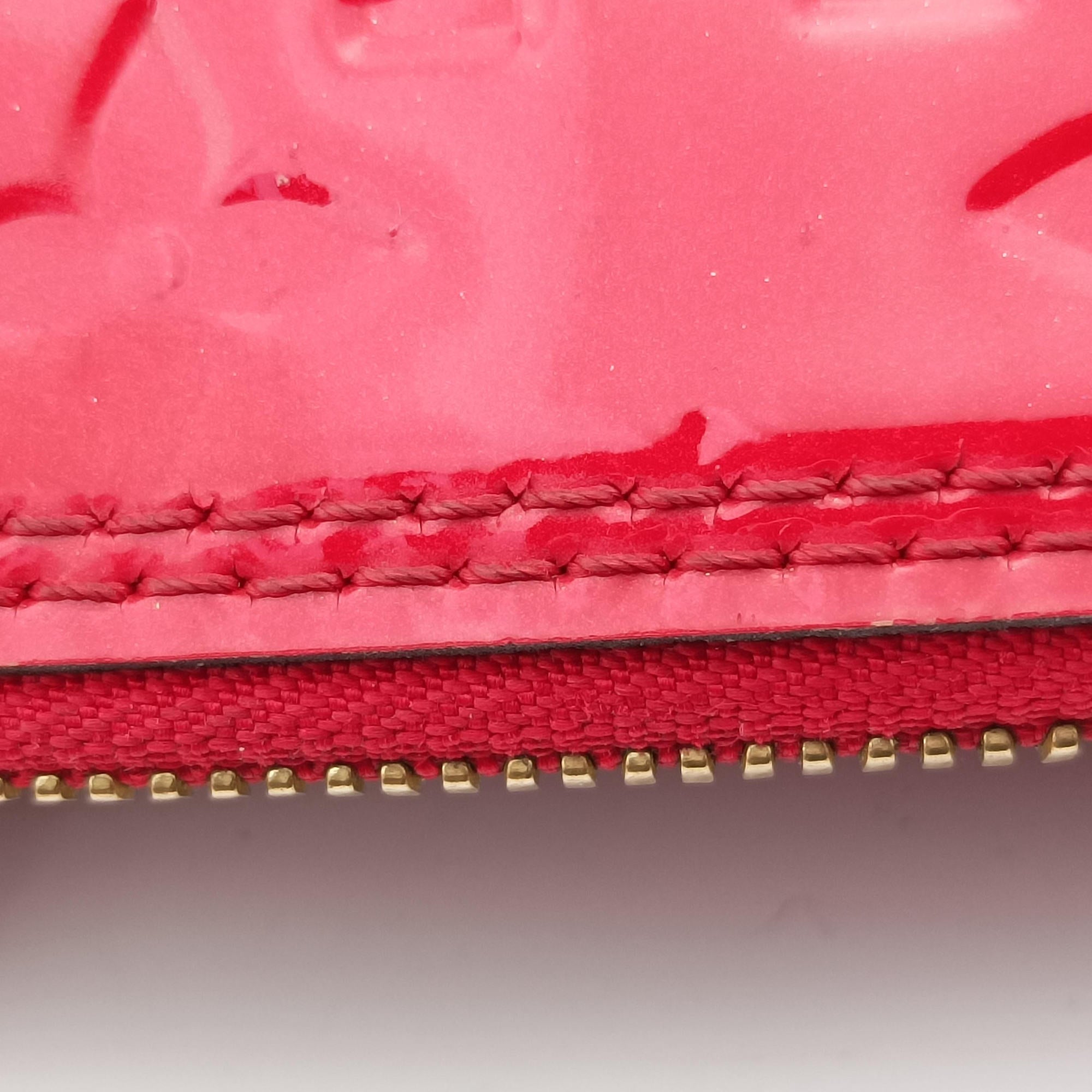 Pre-owned Louis Vuitton Alma BB CERISE Vernis M90174 shoulderbag | stylenewstar