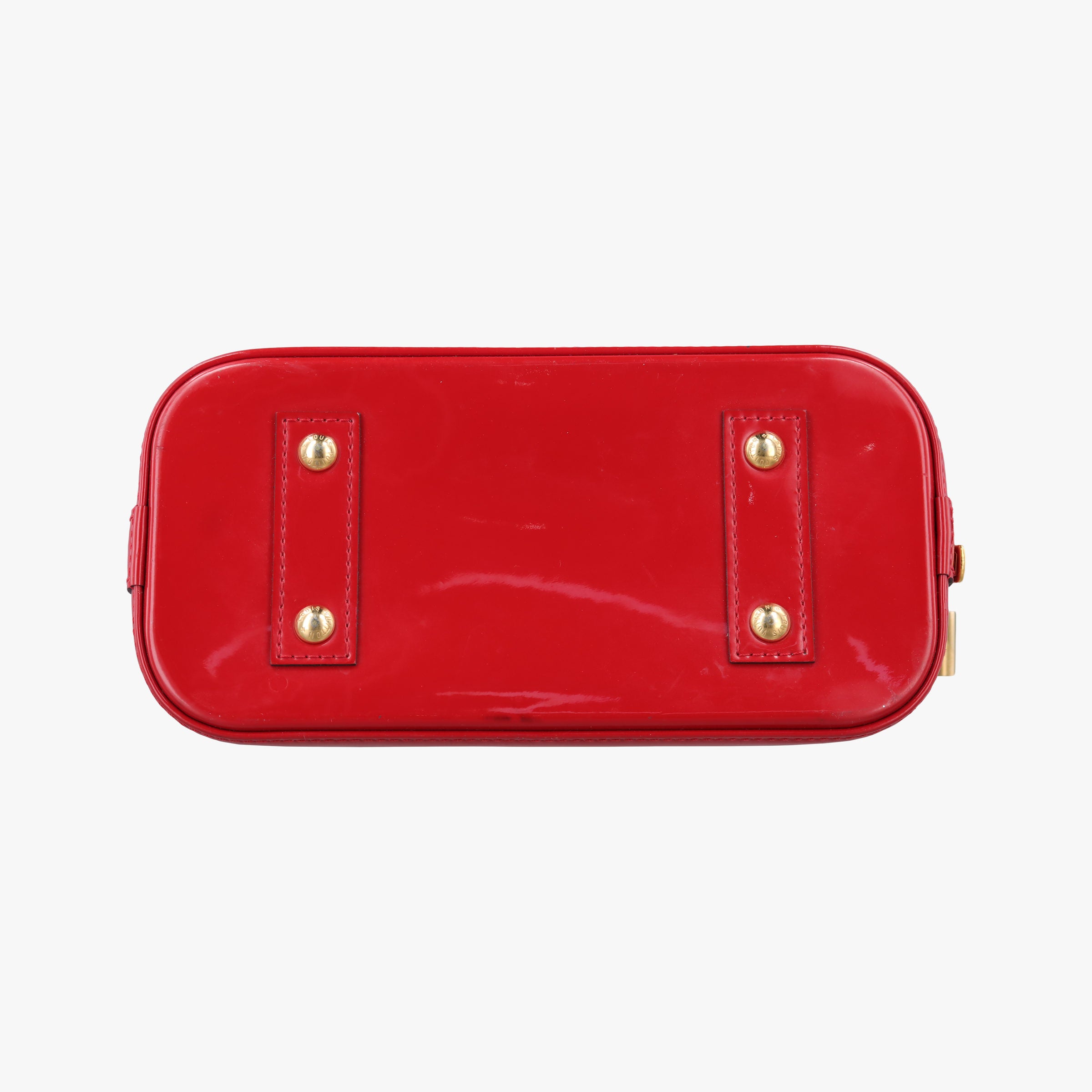 Pre-owned Louis Vuitton Alma BB CERISE Vernis M90174 shoulderbag | stylenewstar