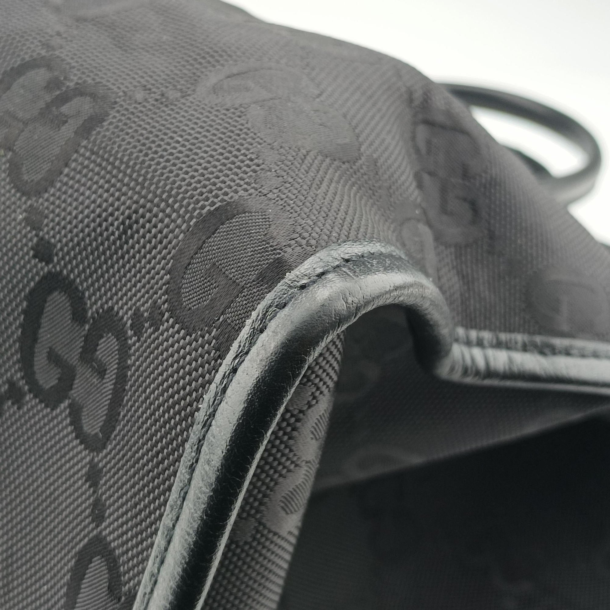 Pre-owned Gucci OFF THE GRID Black nylon×Leather 630353 shoulderbag | stylenewstar