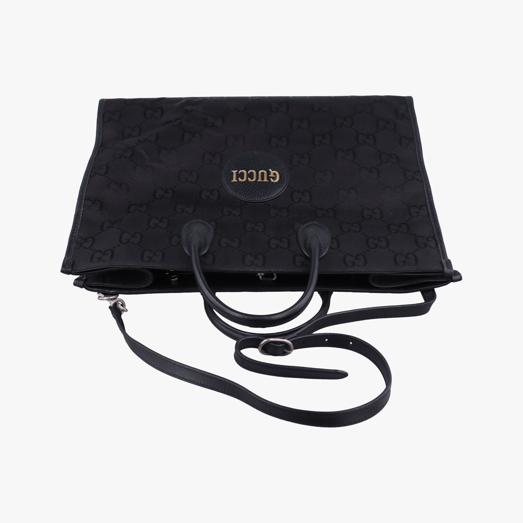 Pre-owned Gucci OFF THE GRID Black nylon×Leather 630353 shoulderbag | stylenewstar