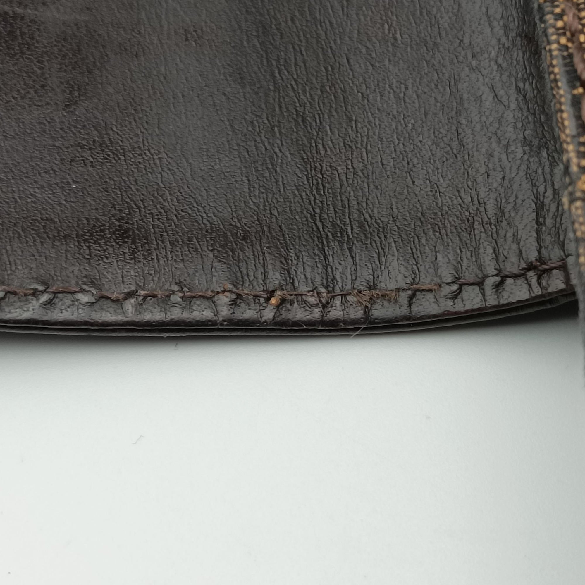 Secondhand Fendi Zucca Mamma Baguette Brown canvas×leather 091611 shoulderbag | stylenewstar