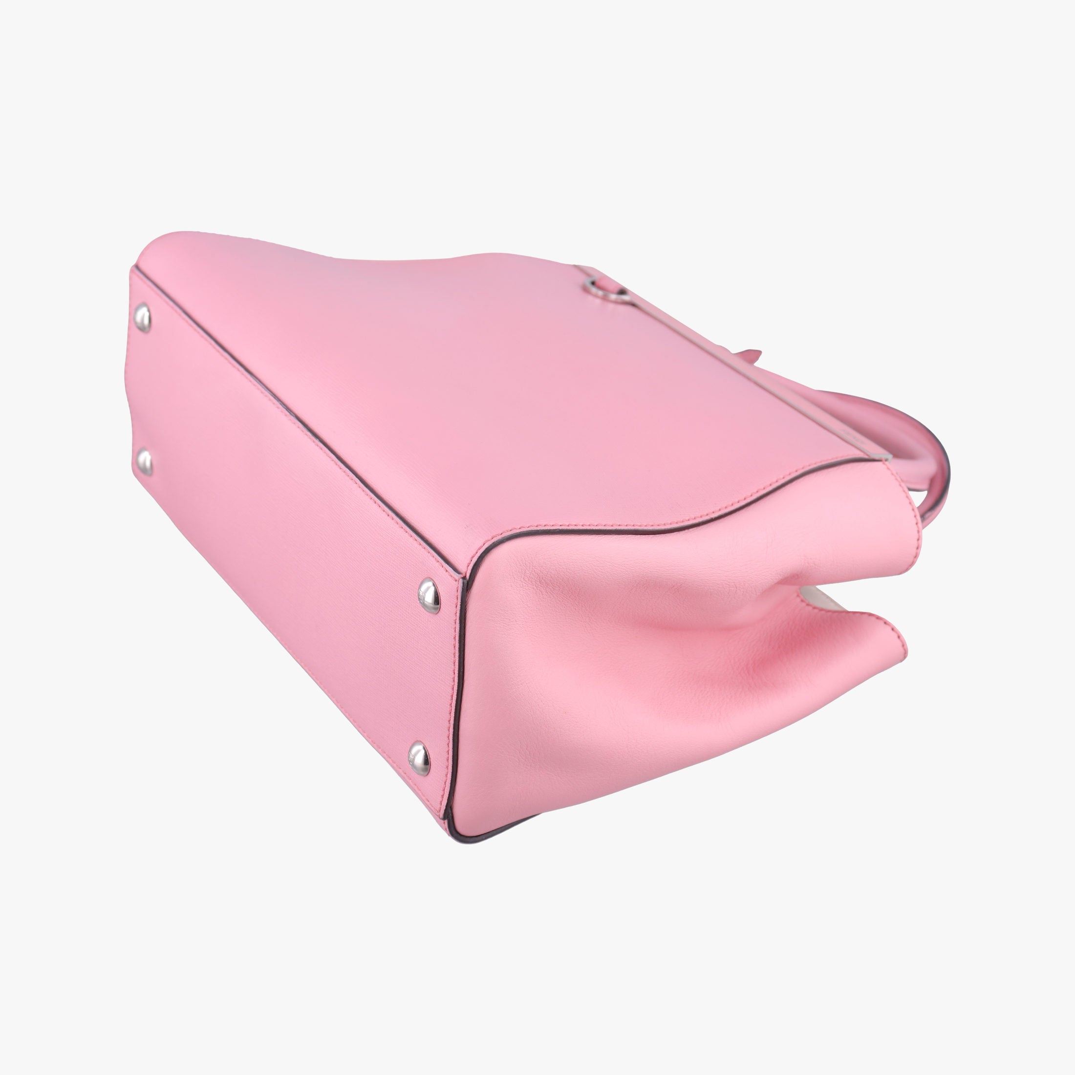 Vintage Fendi Petite 2 JOURS Pink Leather 8BH253 shoulderbag | stylenewstar