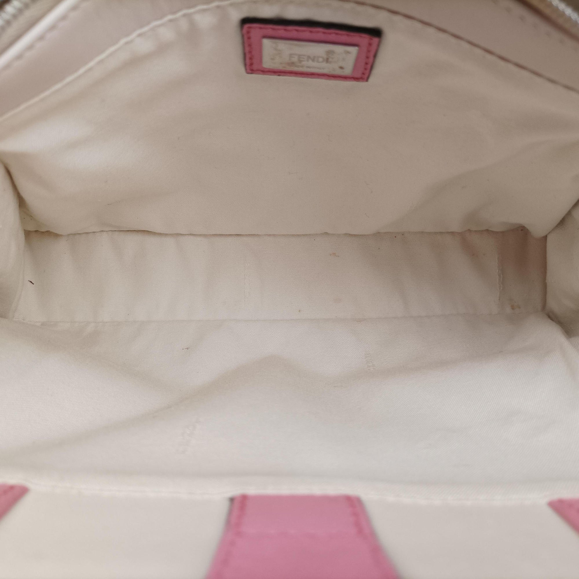 Vintage Fendi Petite 2 JOURS Pink Leather 8BH253 shoulderbag | stylenewstar