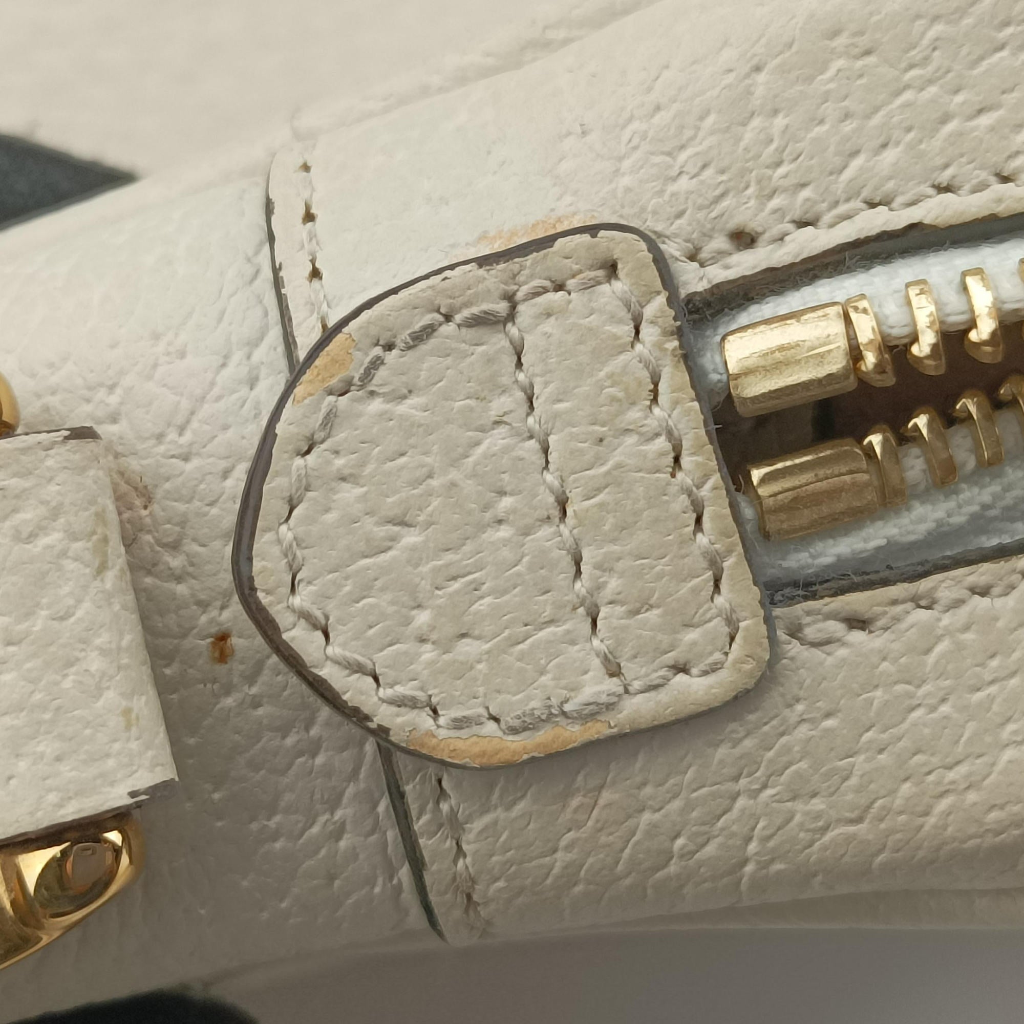 Pre-owned Gucci OPHIDIA White Leather 517350 shoulderbag | stylenewstar