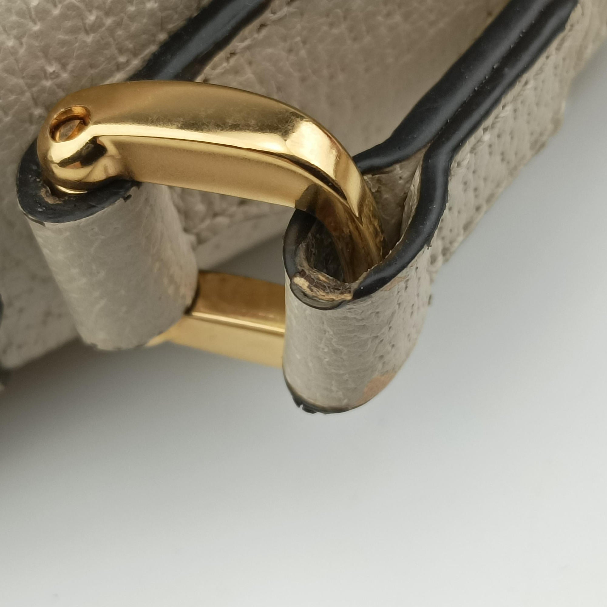 Pre-owned Gucci OPHIDIA White Leather 517350 shoulderbag | stylenewstar