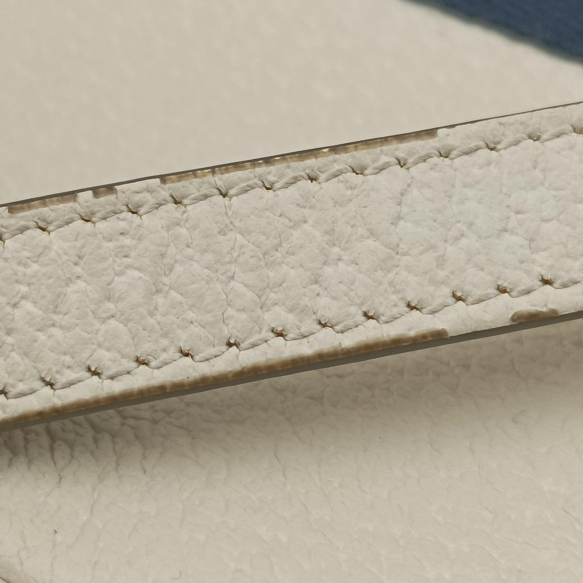 Pre-owned Gucci OPHIDIA White Leather 517350 shoulderbag | stylenewstar
