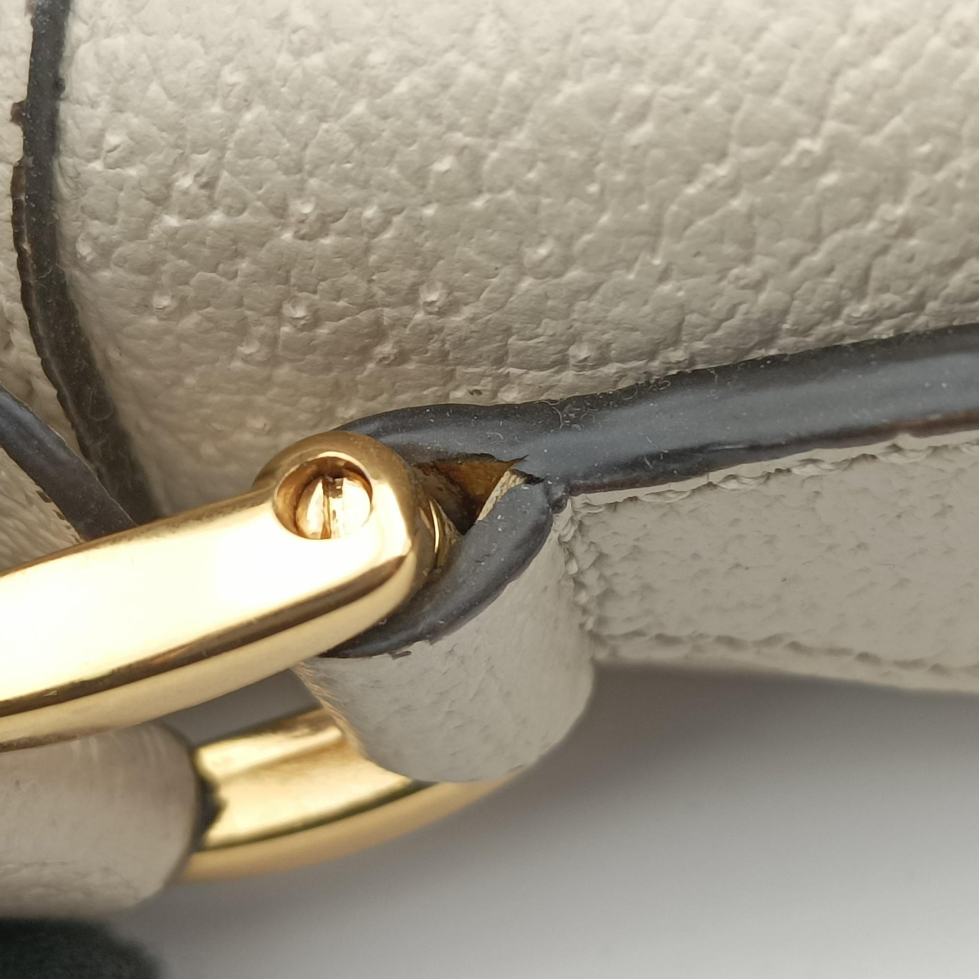 Pre-owned Gucci OPHIDIA White Leather 517350 shoulderbag | stylenewstar