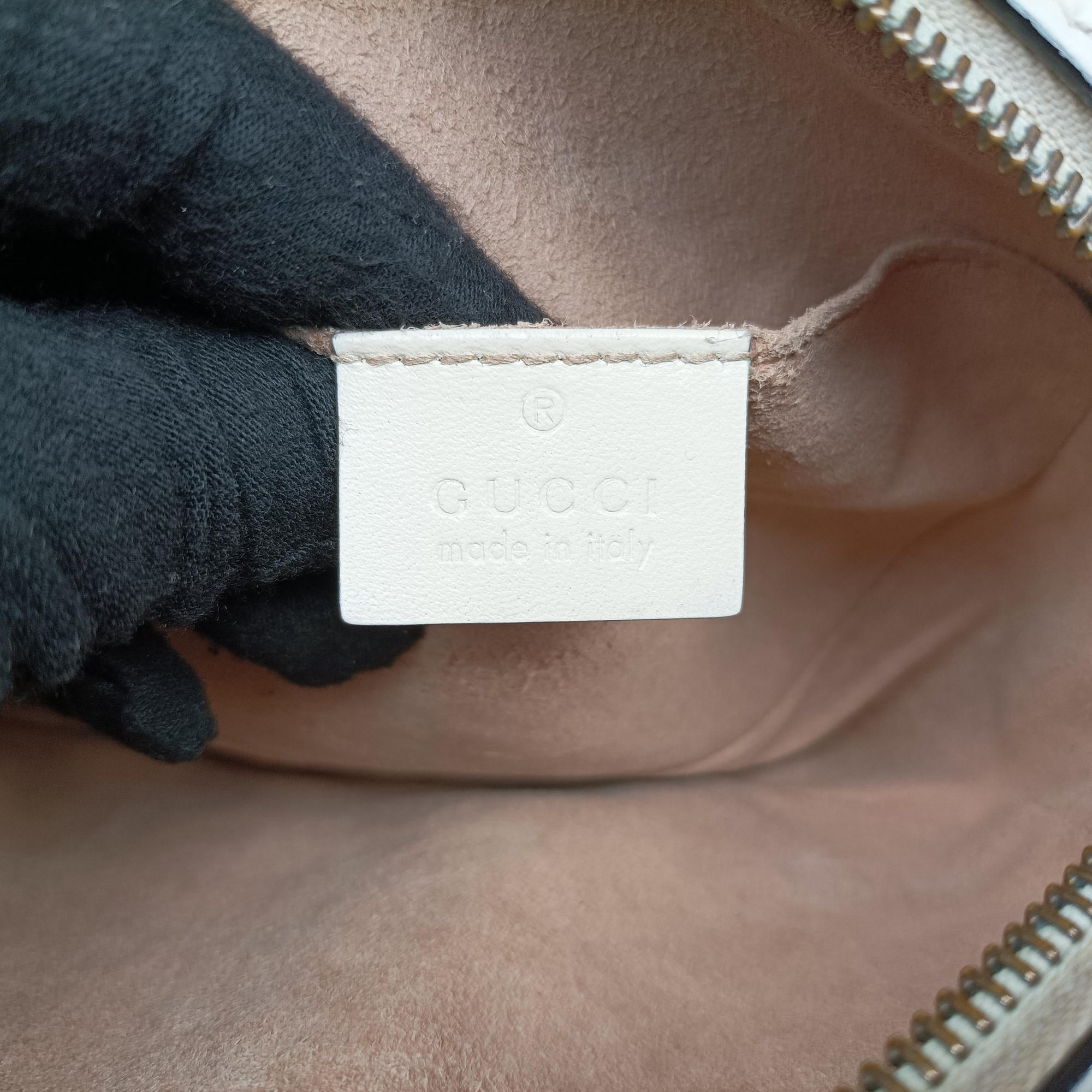 Vintage Gucci GG Marmont White × MultiColor Leather 448065 shoulderbag | stylenewstar