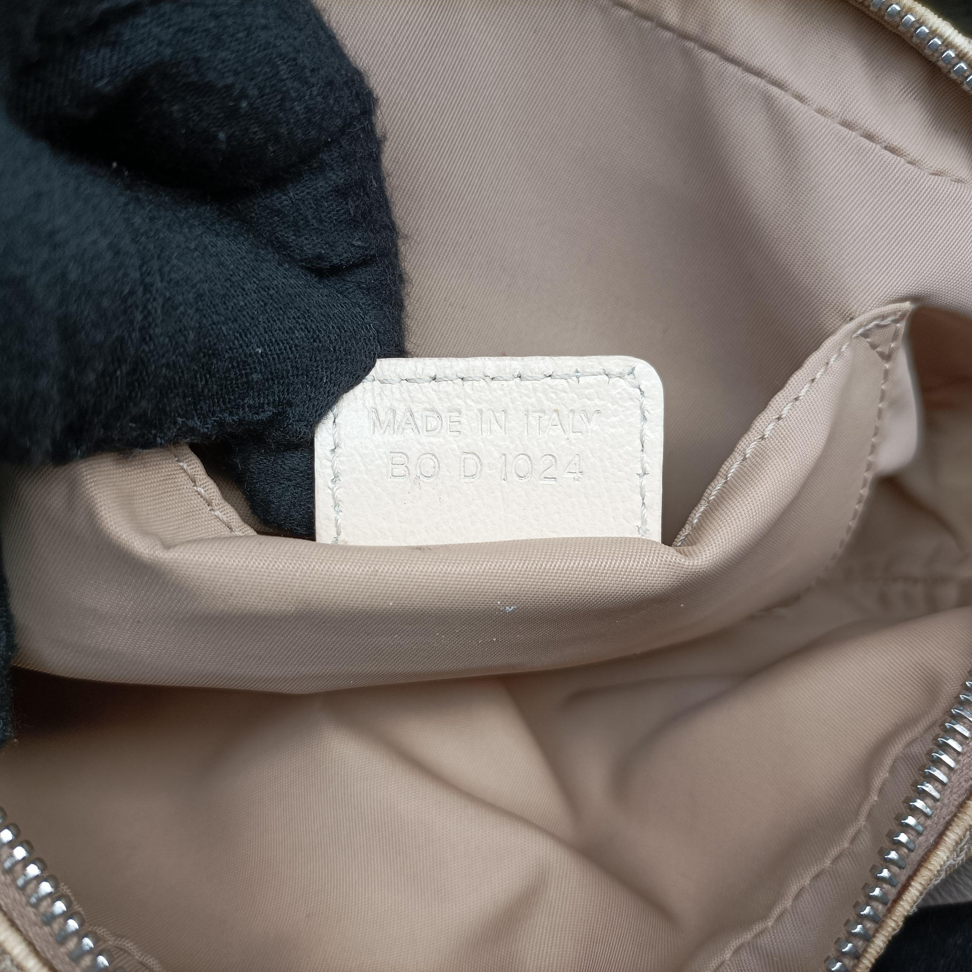 Vintage Christian Dior Trotter Flower Beige PVC Coated Canvas Floral Embroidery  shoulderbag | stylenewstar