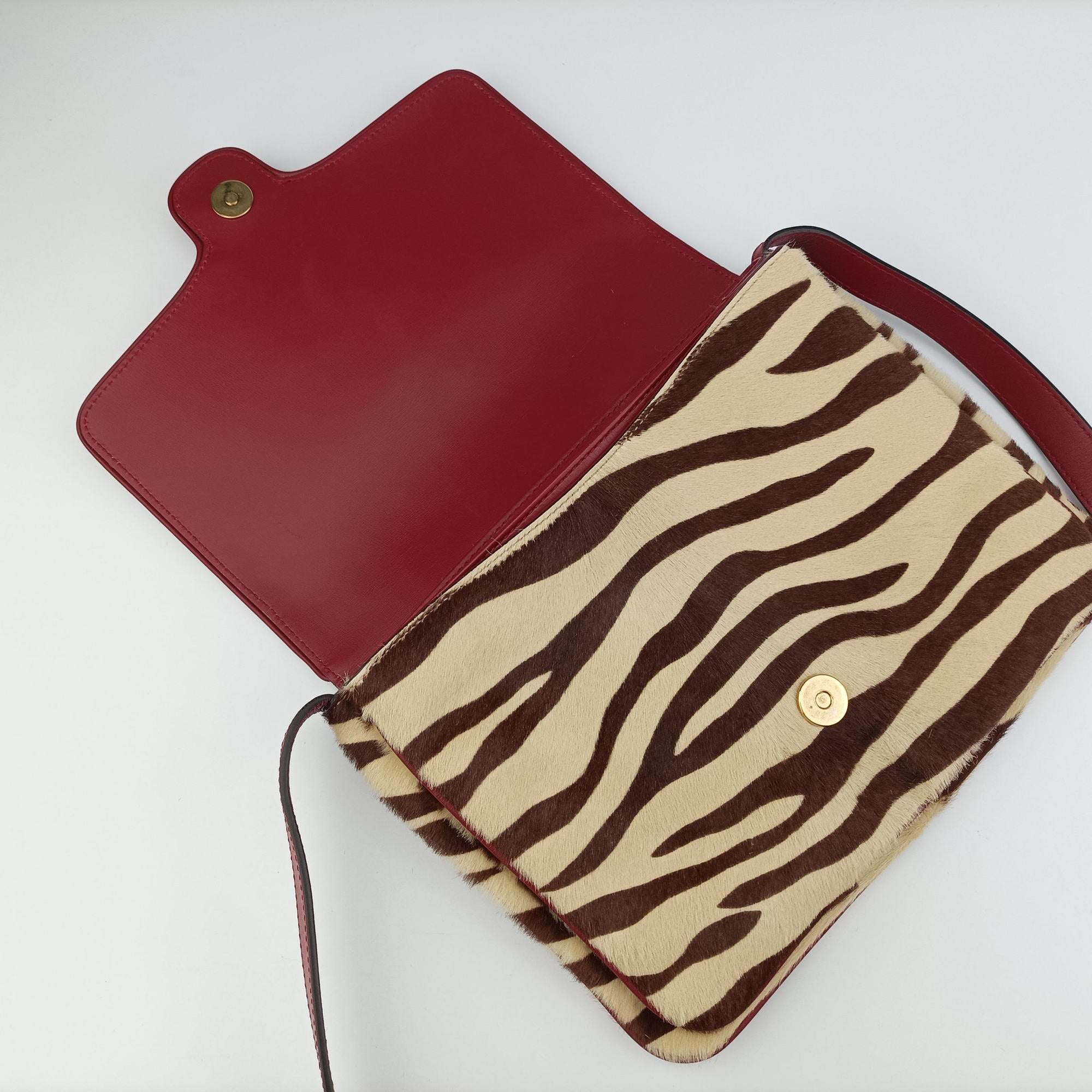 Pre-owned Gucci Arli Multicolour ponyhair 550126 shoulderbag | stylenewstar