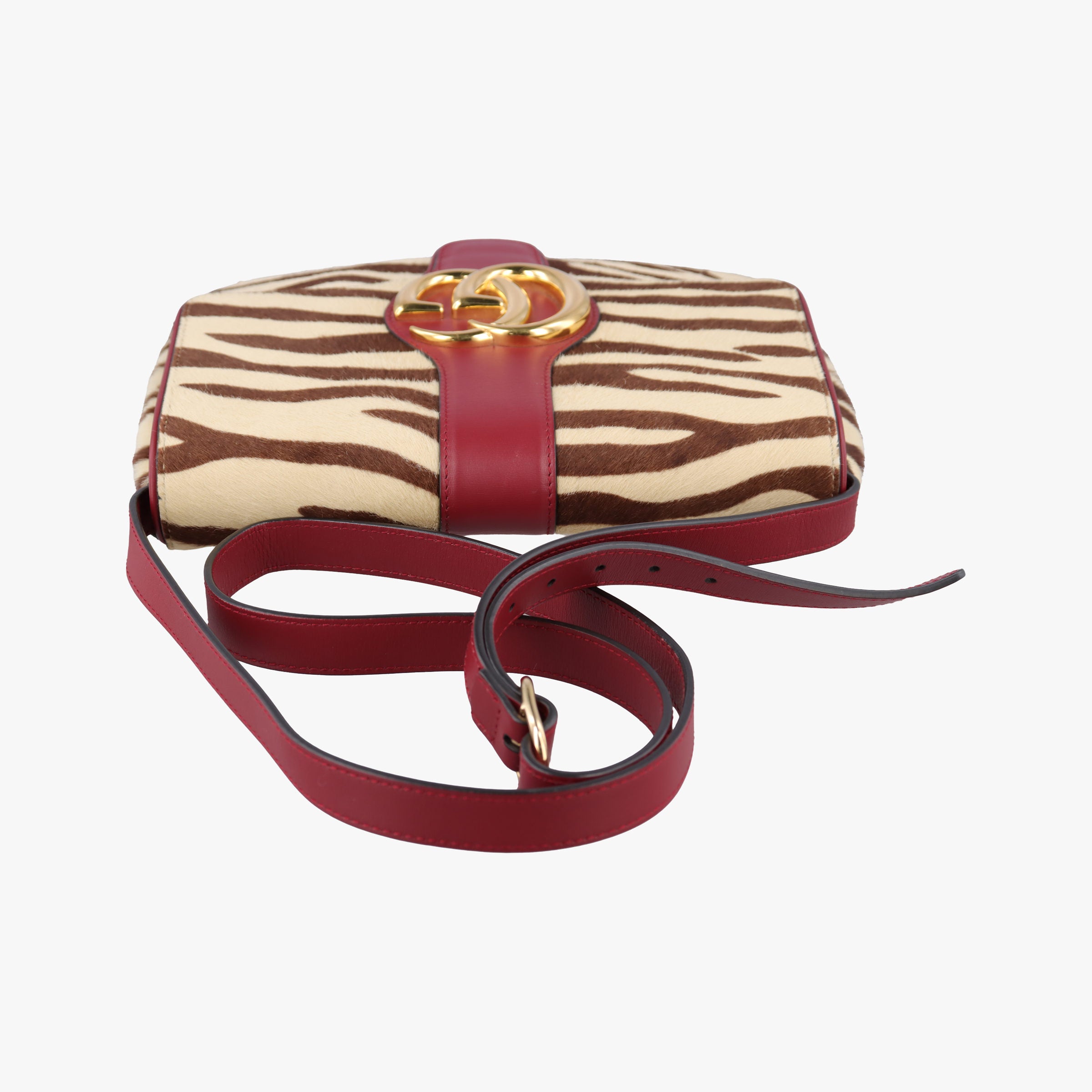 Pre-owned Gucci Arli Multicolour ponyhair 550126 shoulderbag | stylenewstar