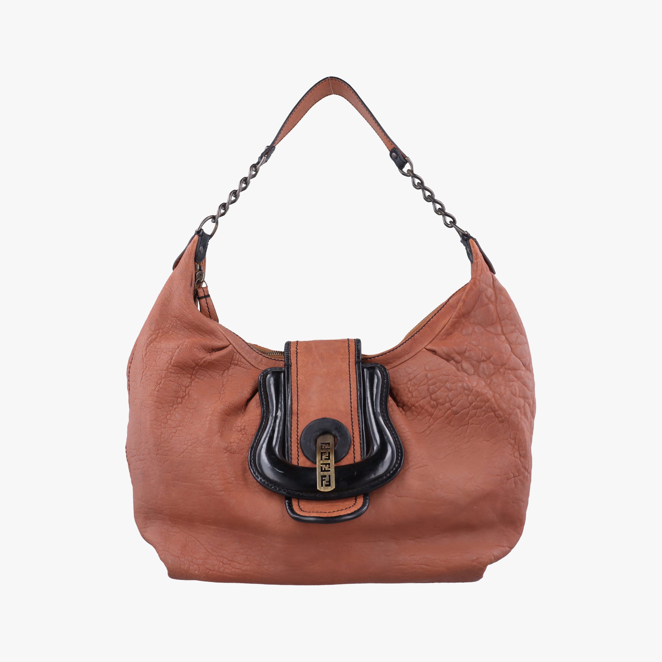 Vintage Fendi Borsa B Hobo Brown Leather 8BR563 shoulderbag | stylenewstar