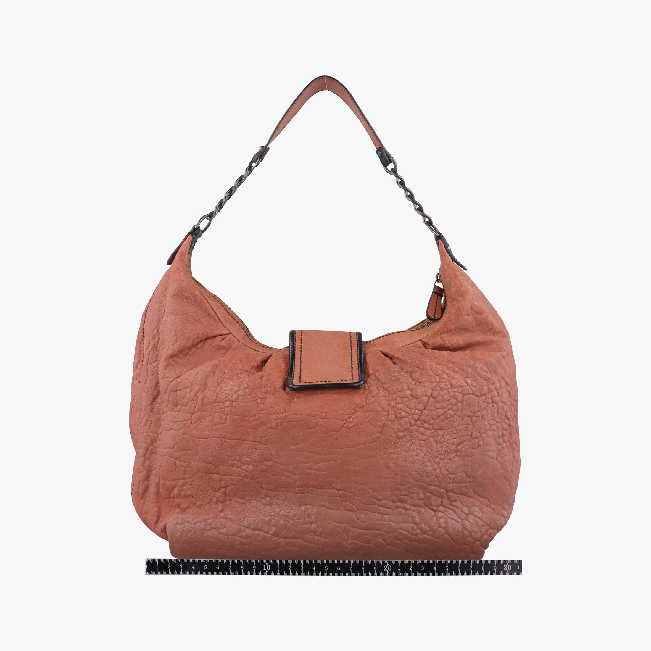 Vintage Fendi Borsa B Hobo Brown Leather 8BR563 shoulderbag | stylenewstar