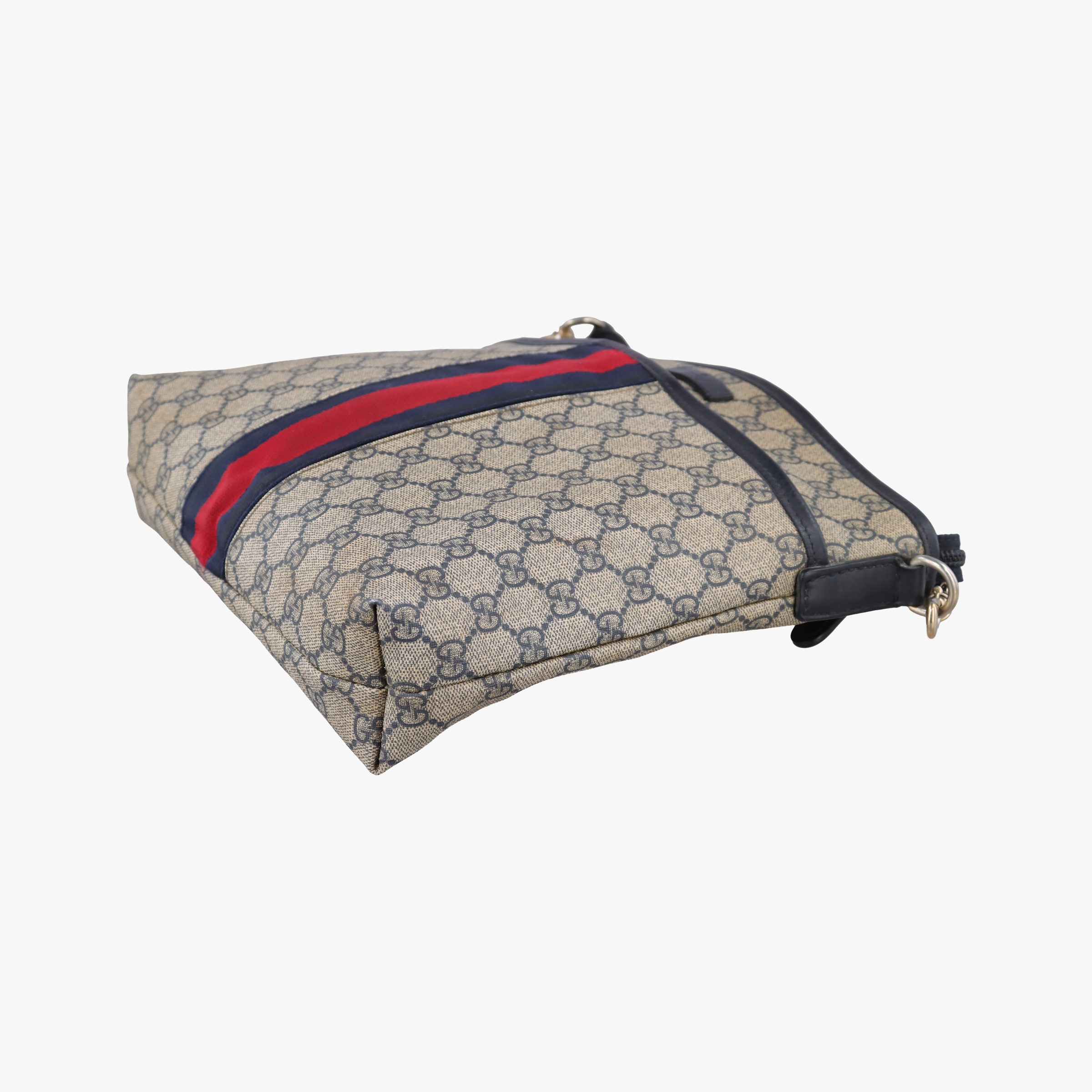 Pre-owned Gucci GG Supreme Messenger Brown PVC coated canvas×Leather 388926 shoulderbag | stylenewstar