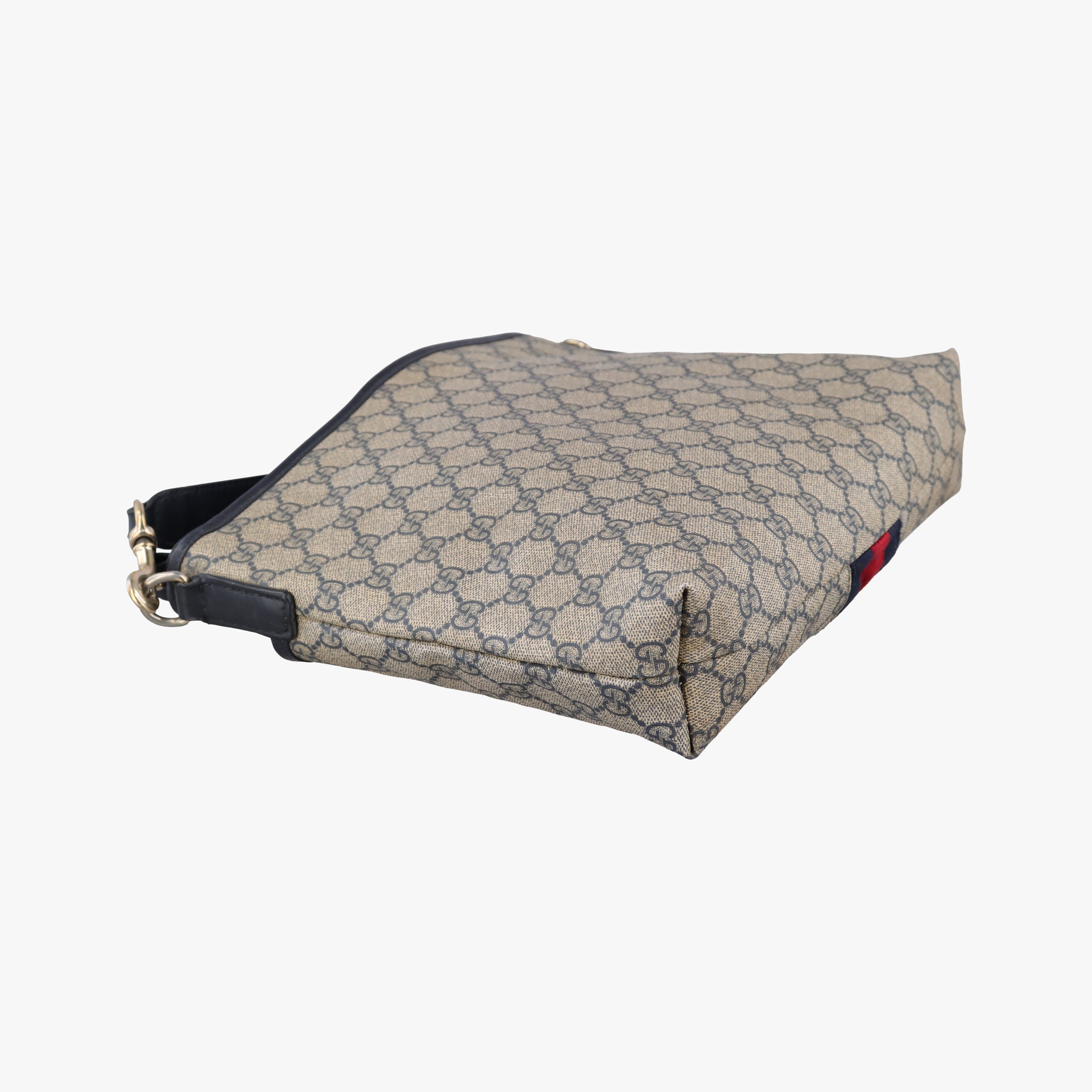 Pre-owned Gucci GG Supreme Messenger Brown PVC coated canvas×Leather 388926 shoulderbag | stylenewstar
