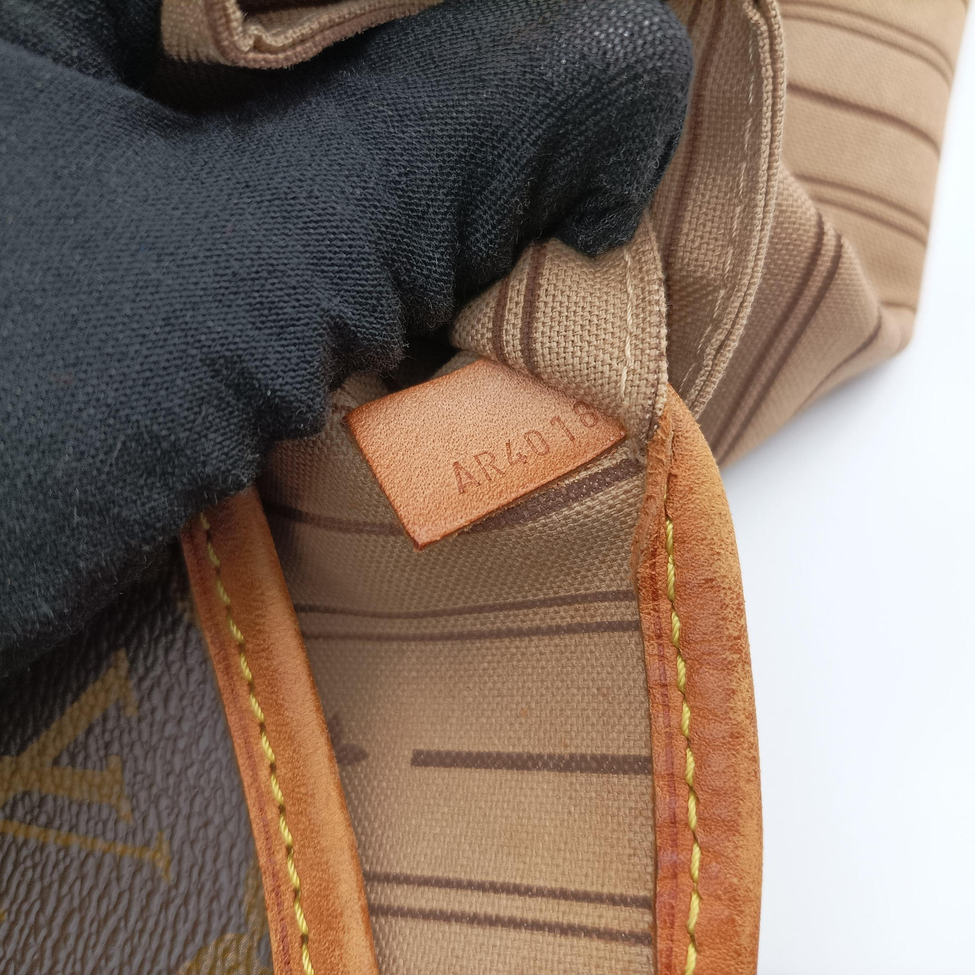Pre-owned Louis Vuitton NEVERFULLMM Brown Monogram Canvas M40156 shoulderbag | stylenewstar