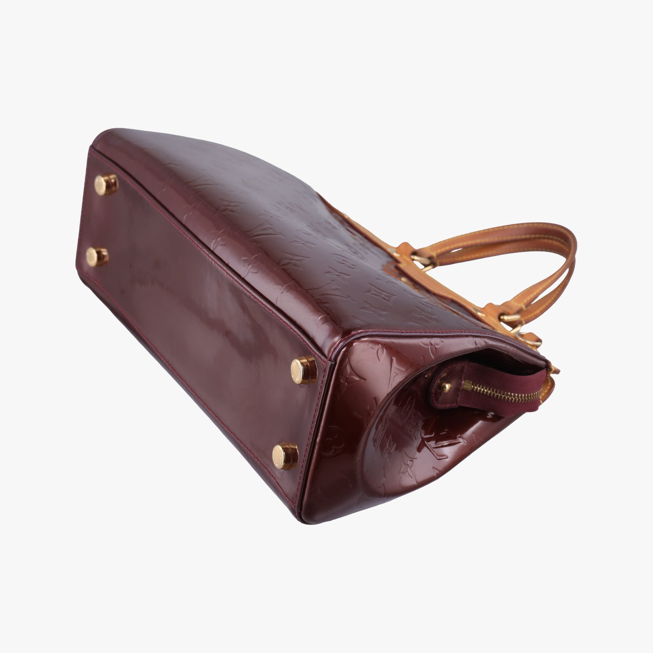 Pre-owned Louis Vuitton Brea MM ROUGE FAUVISTE Vernis M91690 shoulderbag | stylenewstar