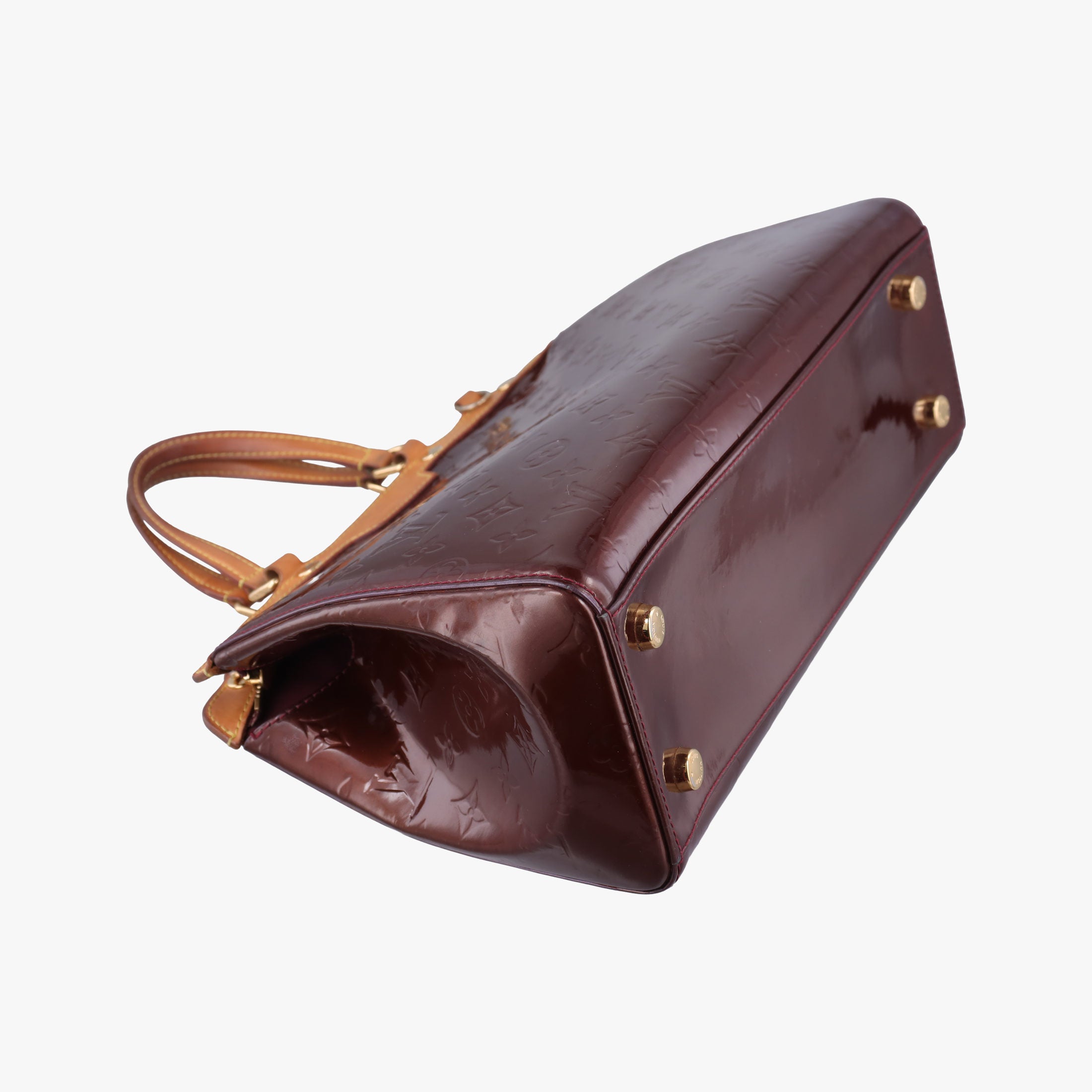 Pre-owned Louis Vuitton Brea MM ROUGE FAUVISTE Vernis M91690 shoulderbag | stylenewstar