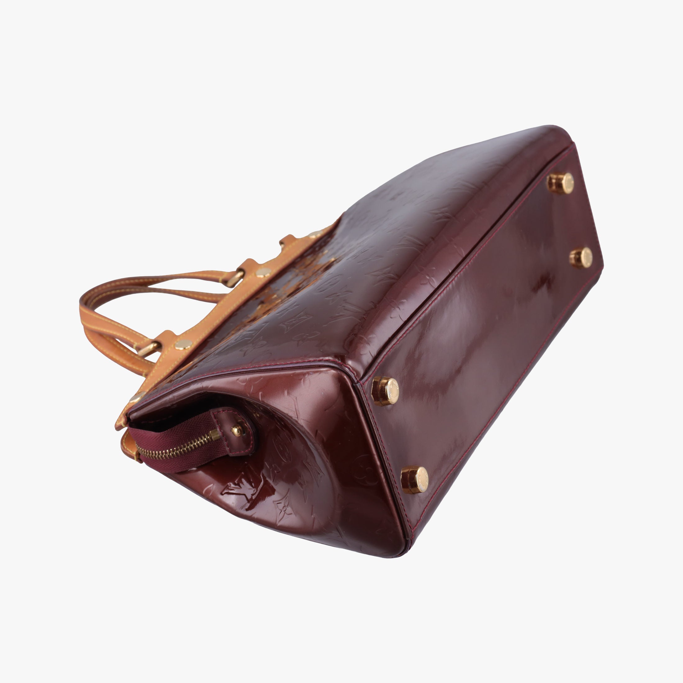Pre-owned Louis Vuitton Brea MM ROUGE FAUVISTE Vernis M91690 shoulderbag | stylenewstar