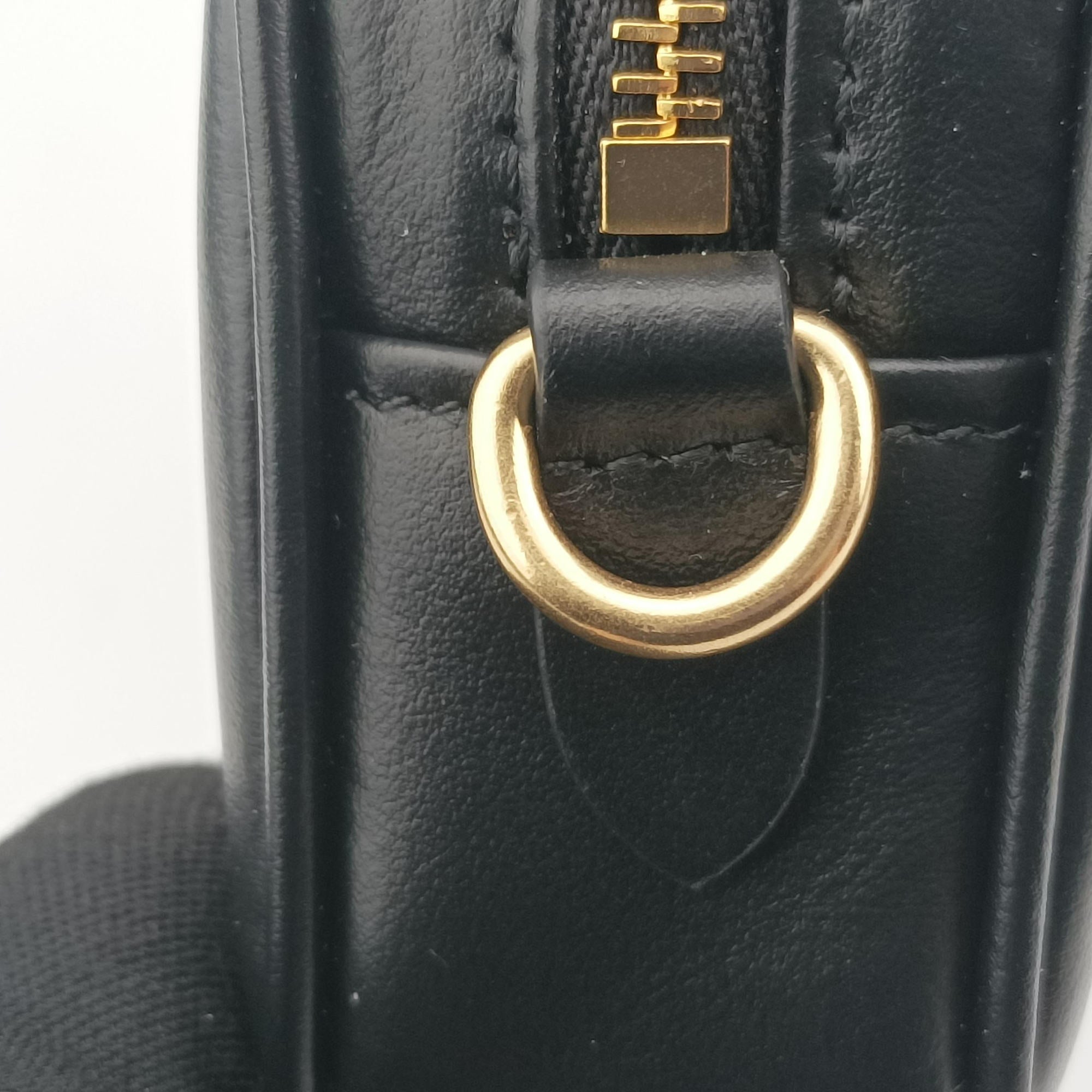 Vintage Miu Miu Logo belt Black leather  bum bag/waist bag | stylenewstar