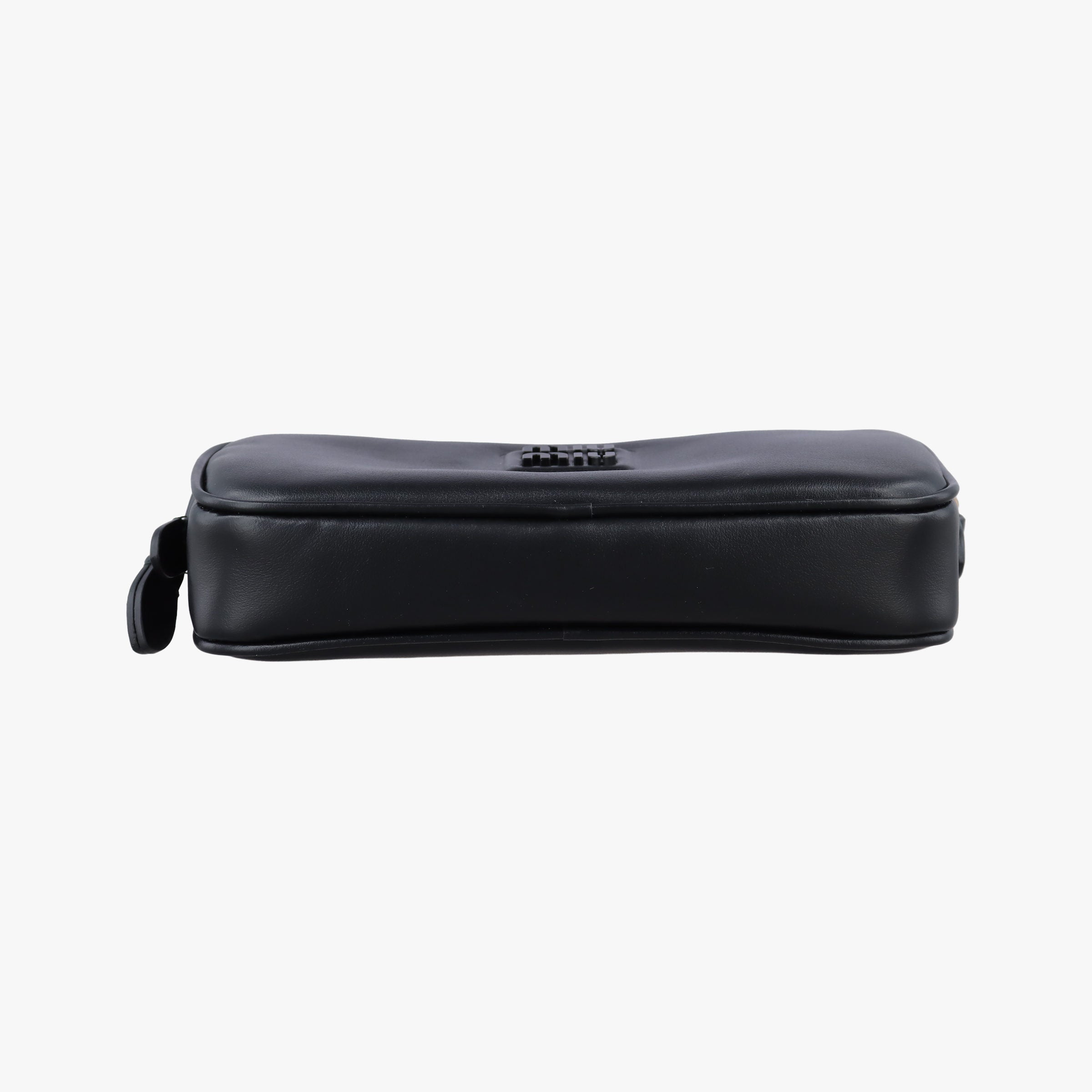 Vintage Miu Miu Logo belt Black leather  bum bag/waist bag | stylenewstar