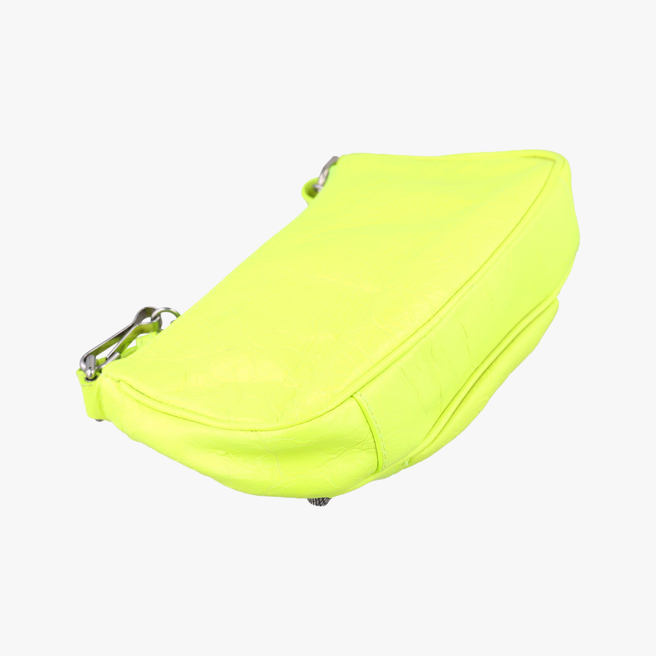 Pre-owned Balenciaga Le Cagole Green lambskin  shoulderbag | stylenewstar