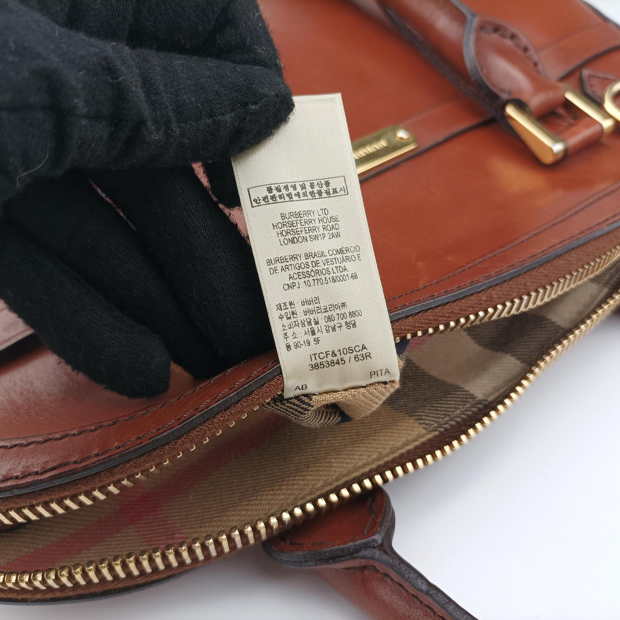 Pre-owned Burberry Orchard Brown Leather  shoulderbag | stylenewstar