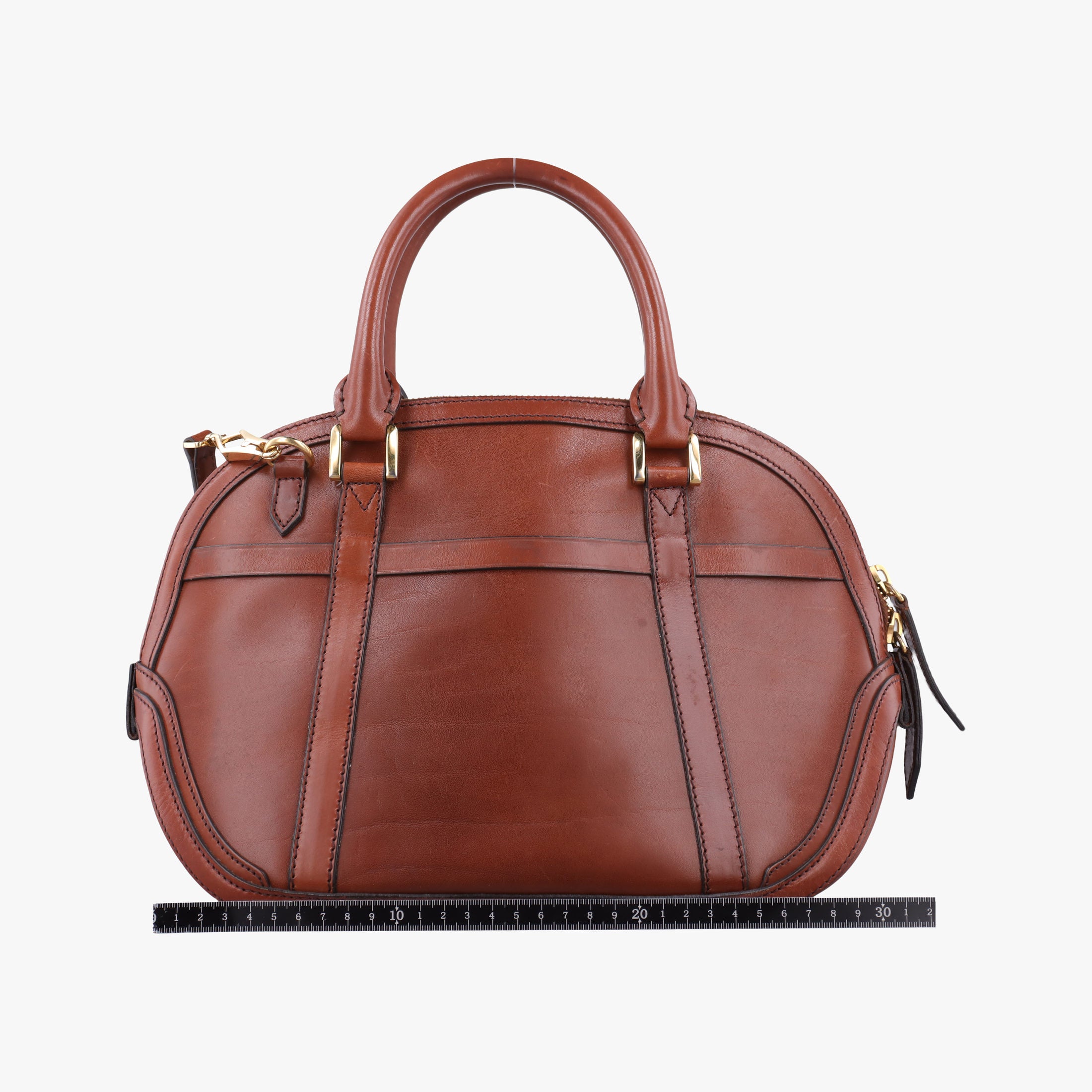 Pre-owned Burberry Orchard Brown Leather  shoulderbag | stylenewstar